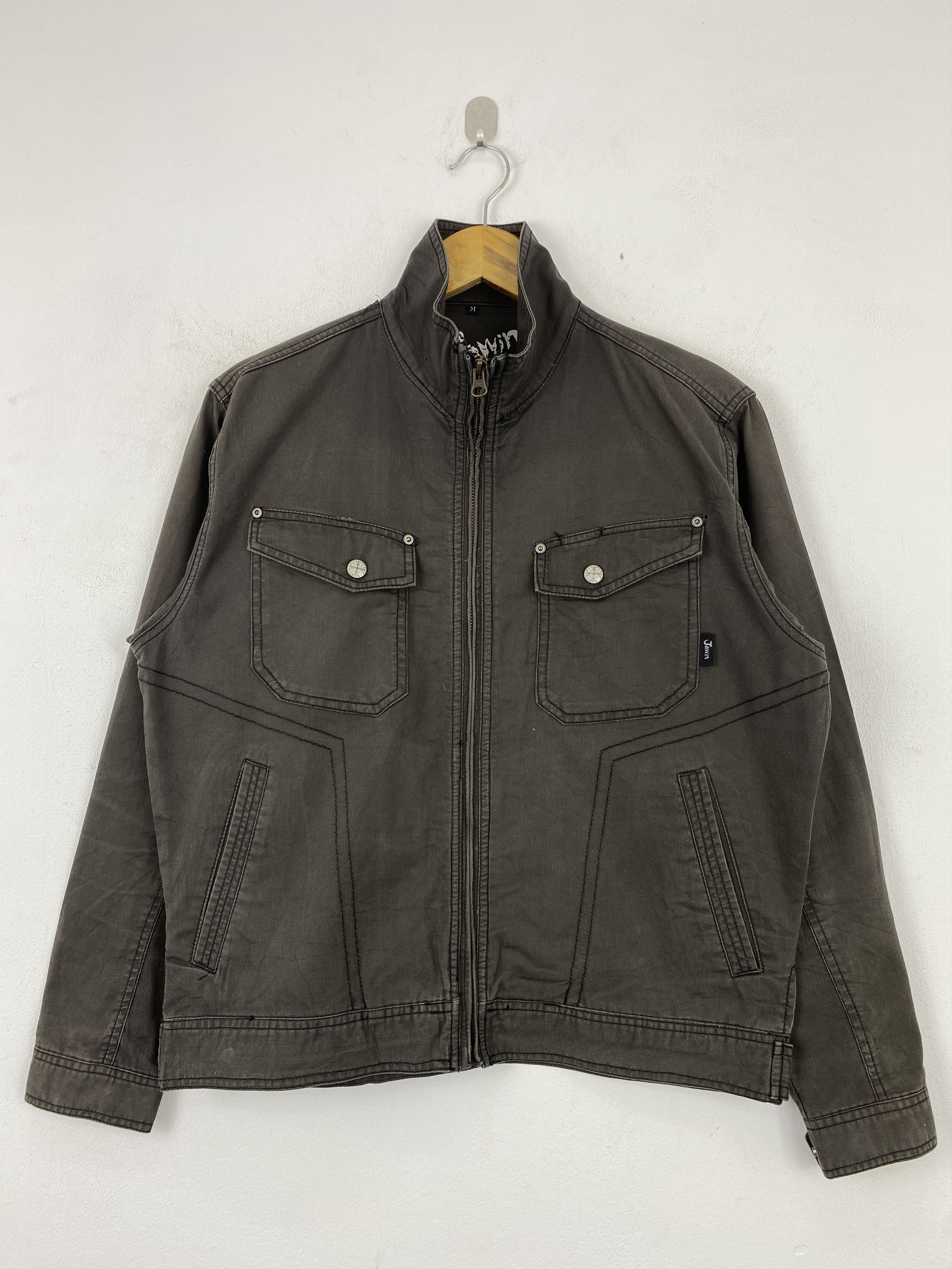 Japanese Brand Vintage Japanese Brand Jawin Zipper Jacket JA0173 Size US M / EU 48-50 / 2 - 1 Thumbnail