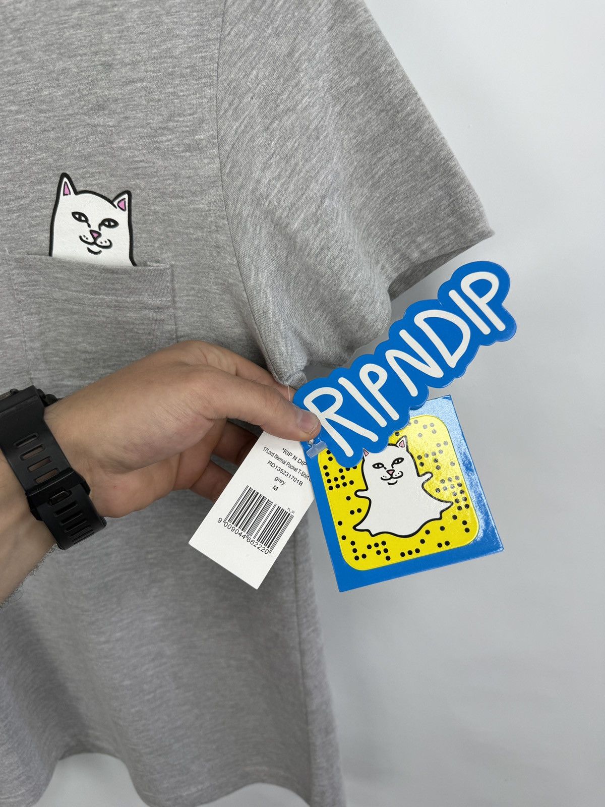RIPNDIP NWT❗️ RIPNDIP Lord Nermal Pocket T-Shirt Cat Fack Rare Size M / US 6-8 / IT 42-44 - 4 Thumbnail