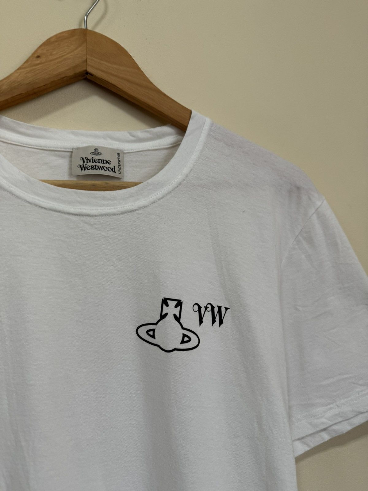 Vivienne Westwood Vivienne Westwood Underwear Logo Tee Size US XL / EU 56 / 4 - 2 Thumbnail