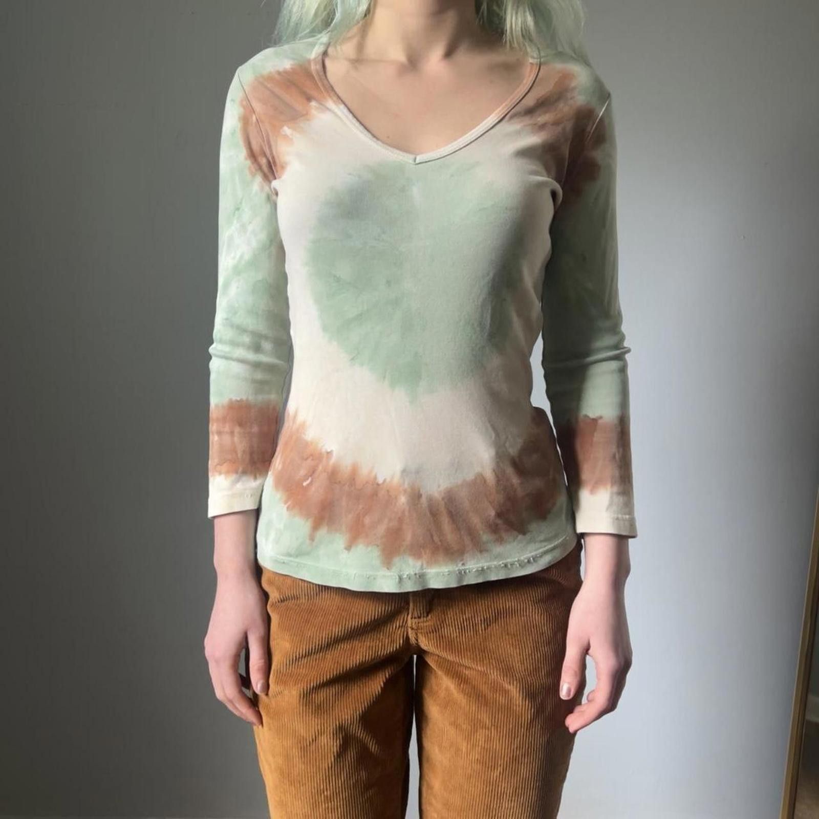Other tie dye 90s v-neck pullover-groovy Size M / US 6-8 / IT 42-44 - 5 Thumbnail