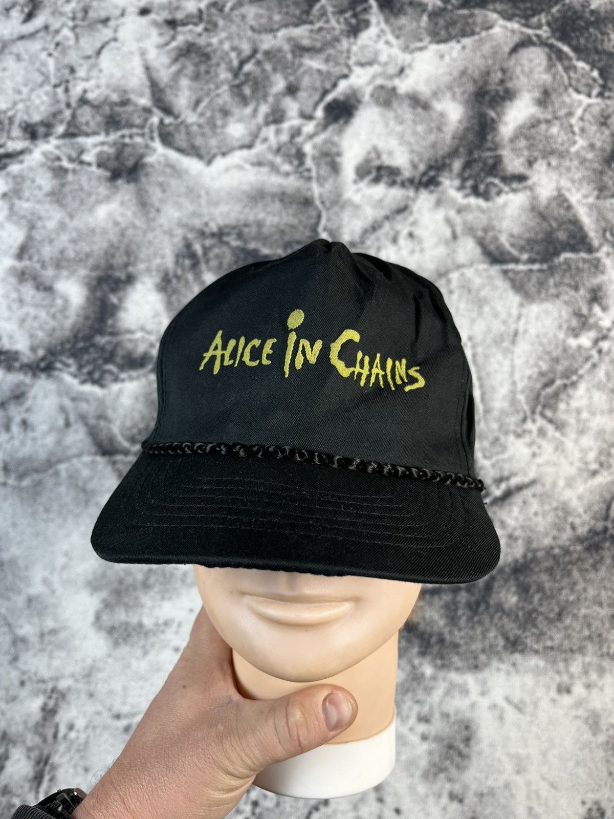 Band Tees Vintage 90s Alice In Chains Hat Grunge Snapback Rare Korea Size ONE SIZE - 10 Thumbnail