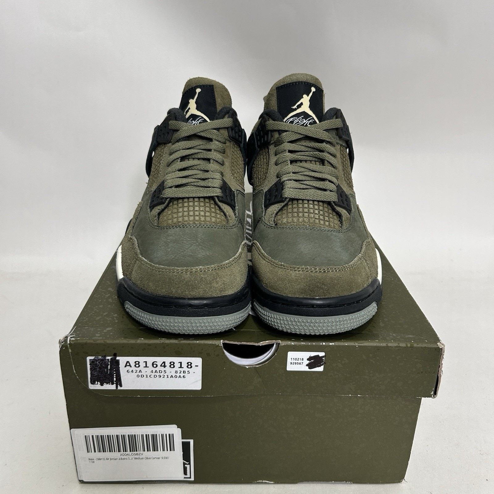 Jordan Brand Nike Air Jordan 4 Retro SE Craft “Olive” FB9927-200 Size US 9.5 / EU 42-43 - 2 Thumbnail