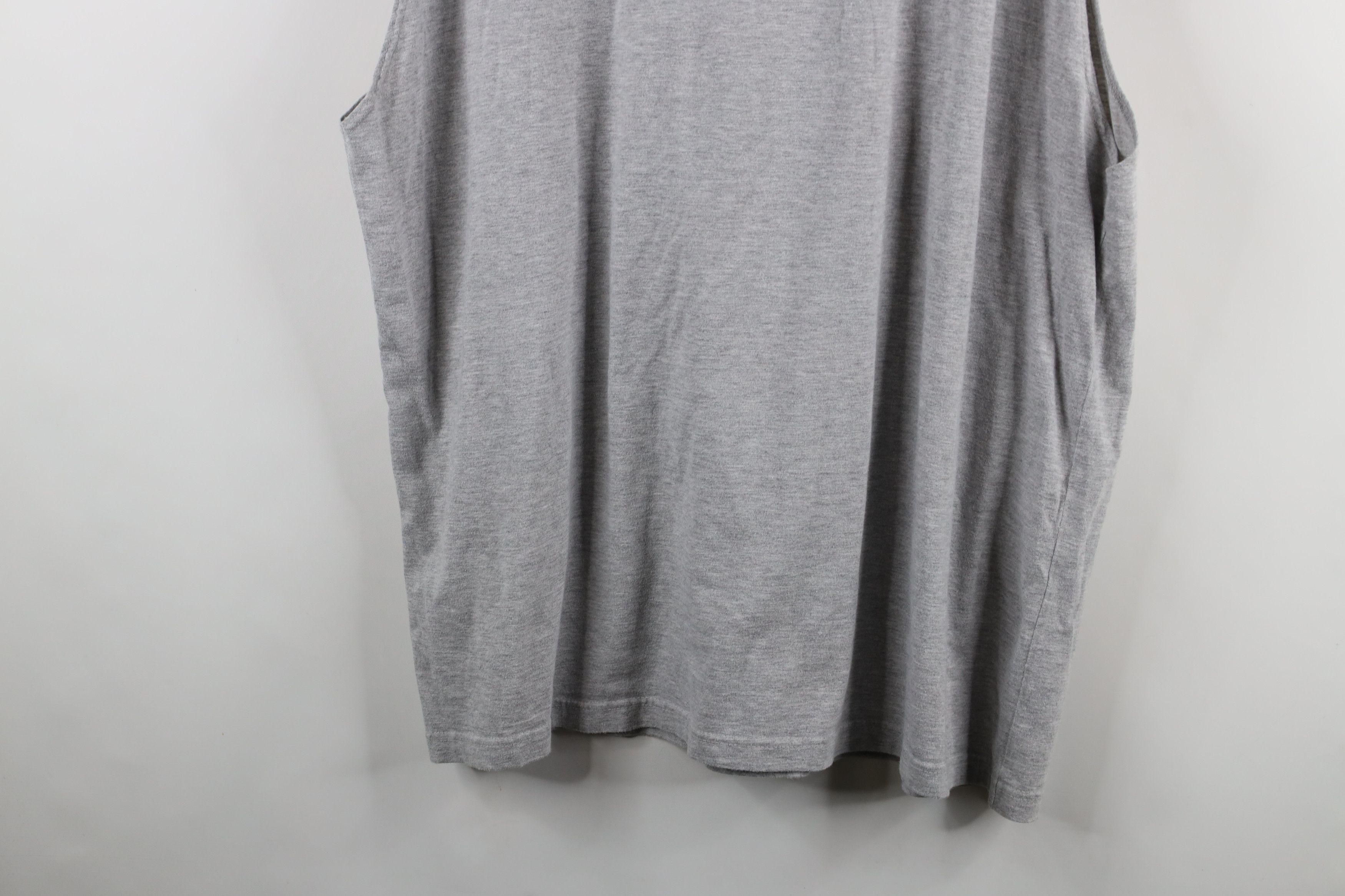 Vintage Vintage 90s Streetwear Sleeveless Muscle T-Shirt Gray Size US XXL / EU 58 / 5 - 10 Thumbnail