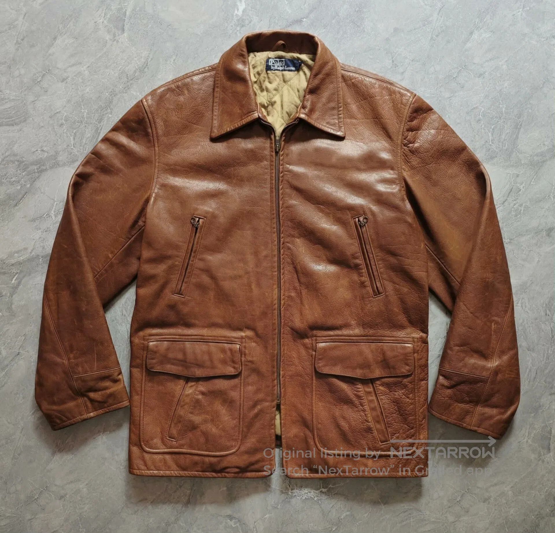 Polo Ralph Lauren vintage ralph lauren leather hunting jacket. Size US L / EU 52-54 / 3 - 1 Thumbnail