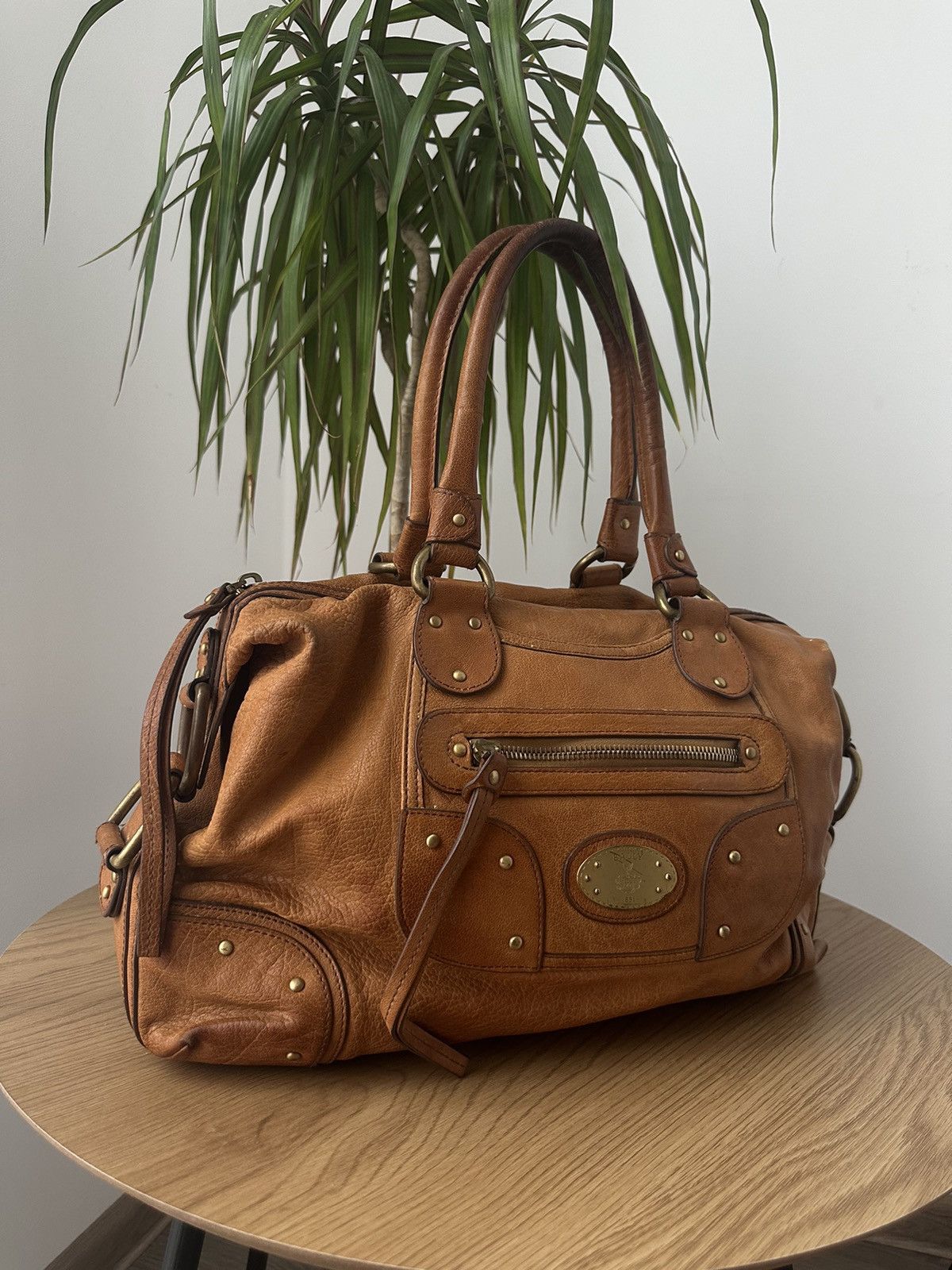 Bally Vintage Leather Bally Brown Shoulders Faded Bag Size ONE SIZE - 7 Thumbnail