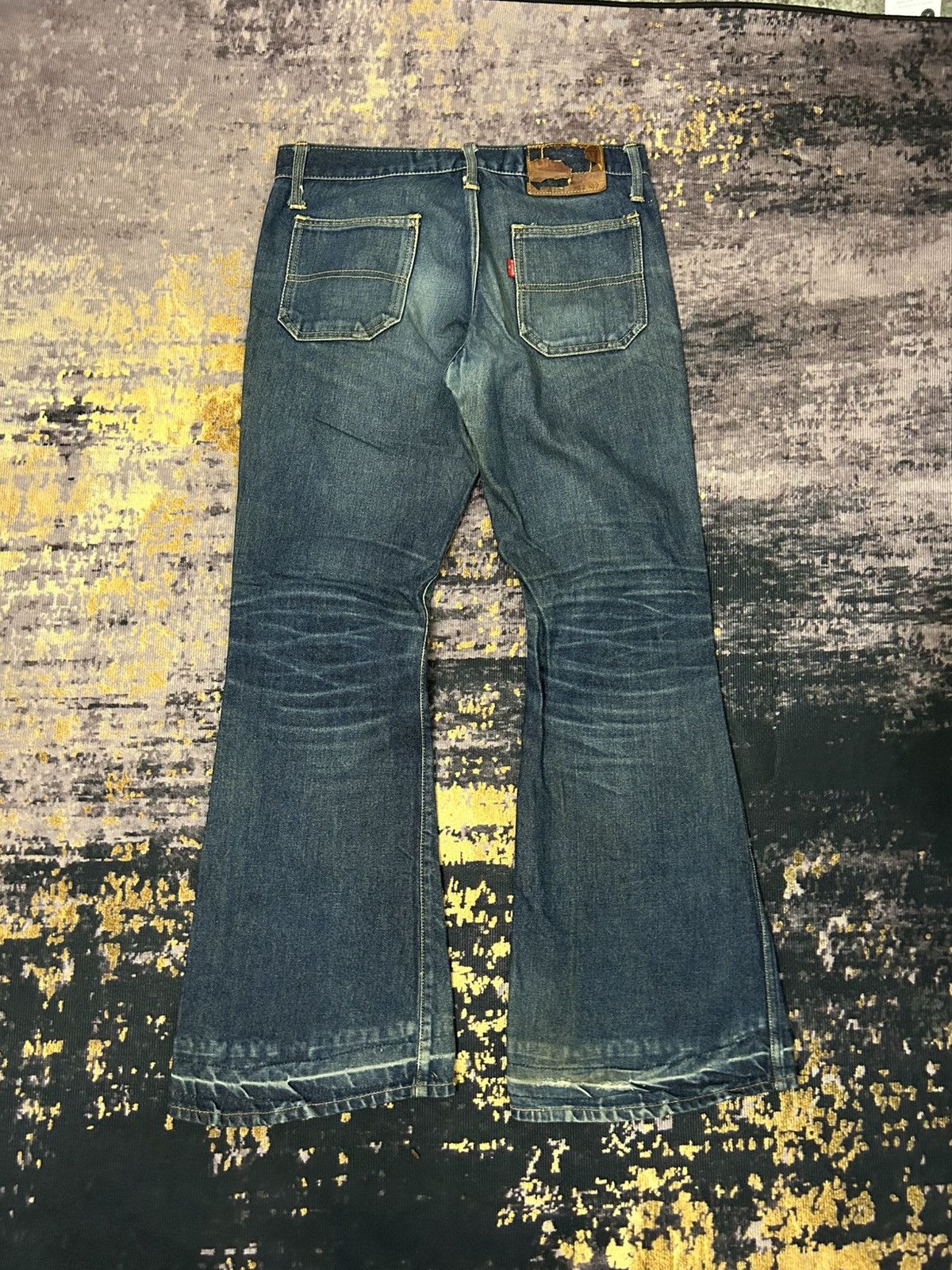 Tornado Mart Vintage Big John Distressed Super Flare Jeans Size US 32 / EU 48 - 4 Thumbnail