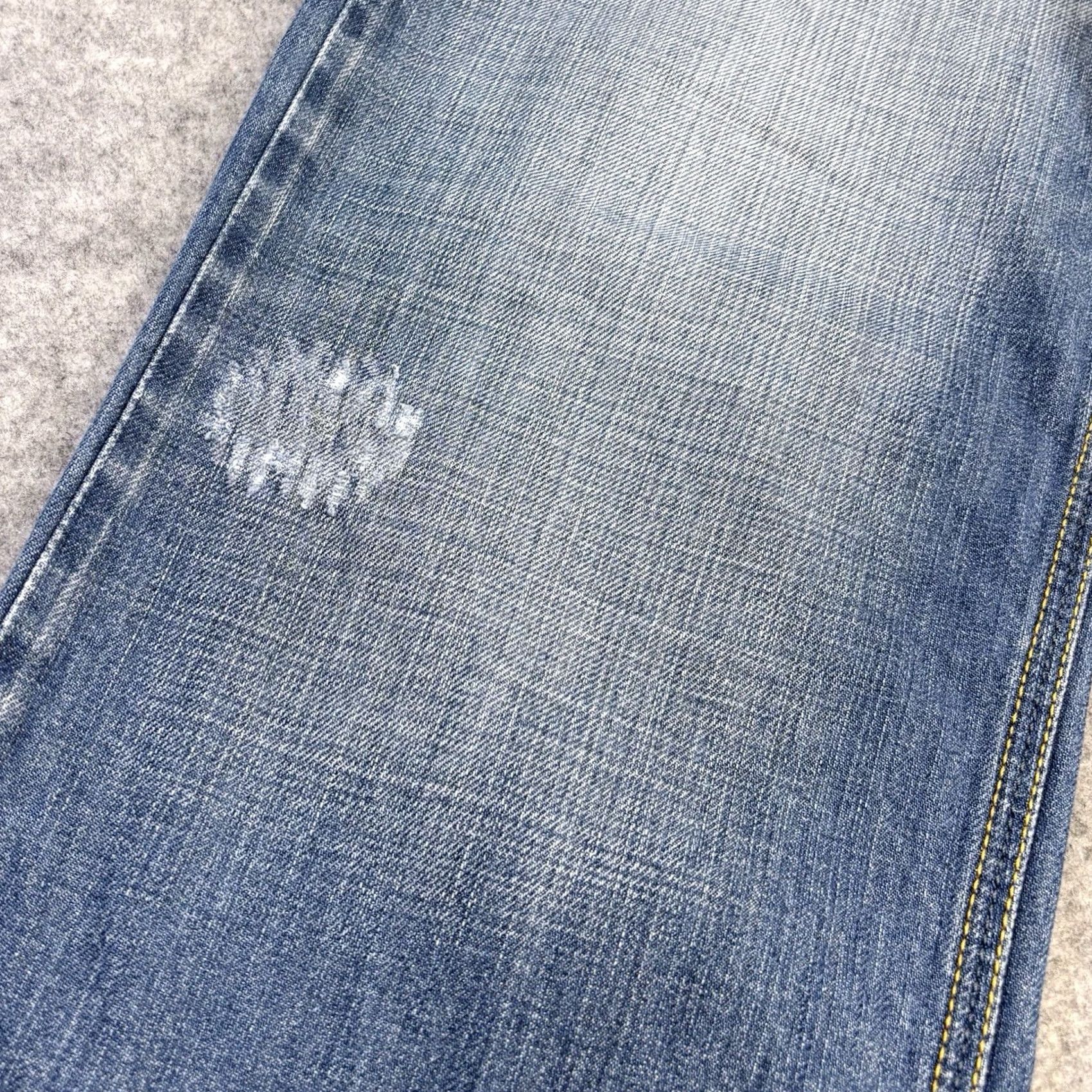 Diesel Diesel Timmen Jeans W36 L32 Men Blue Distressed Pant Wash 0089Z Vintage No Distressed Pattern Regular Denim 5-Pocket Design Mens Size US 36 / EU 52 - 4 Thumbnail