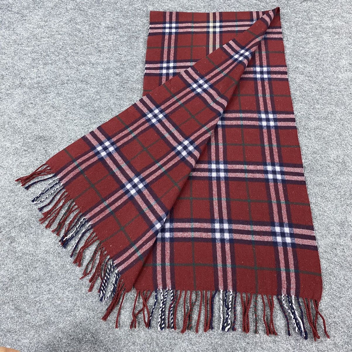 Burberry × Vintage Burberrys Scarf D137 # Muffler # Neckwear # Size ONE SIZE - 4 Thumbnail