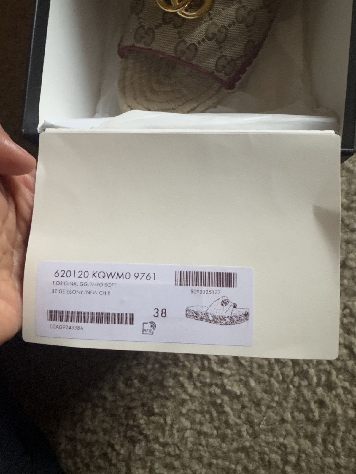 Gucci Gucci beige canvas espadrilles Size US 8 / IT 38 - 2 Thumbnail