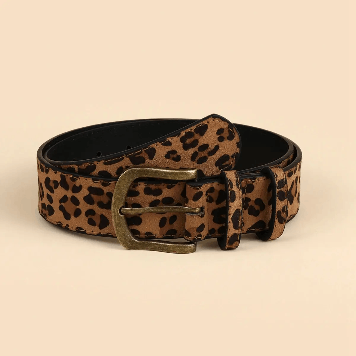 Japanese Brand 2000s leopard cheetah print belt Size 32 - 5 Thumbnail