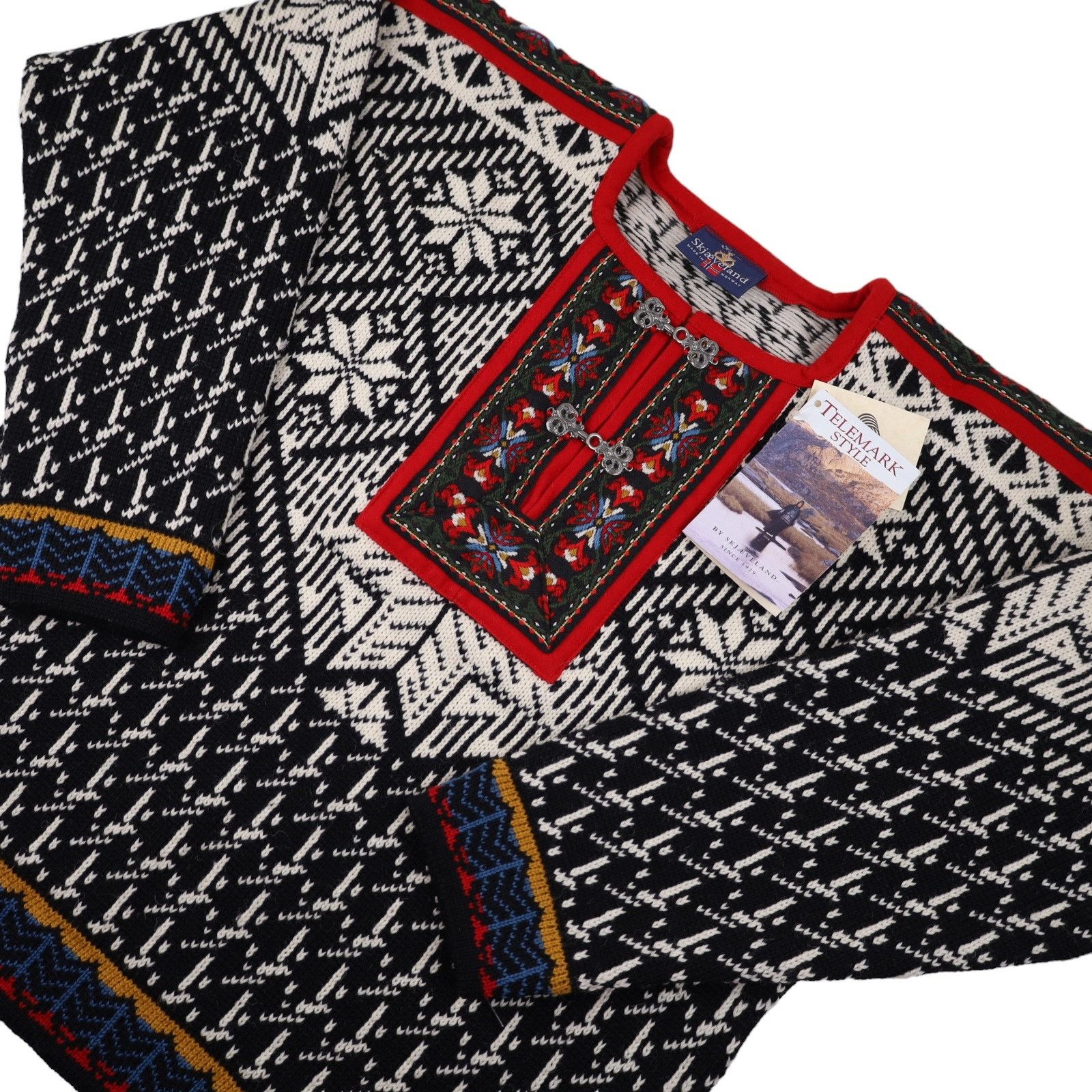 Vintage Vintage NWT Skjaeveland Norwegian Traditional Wool Sweater Size US S / EU 44-46 / 1 - 2 Thumbnail
