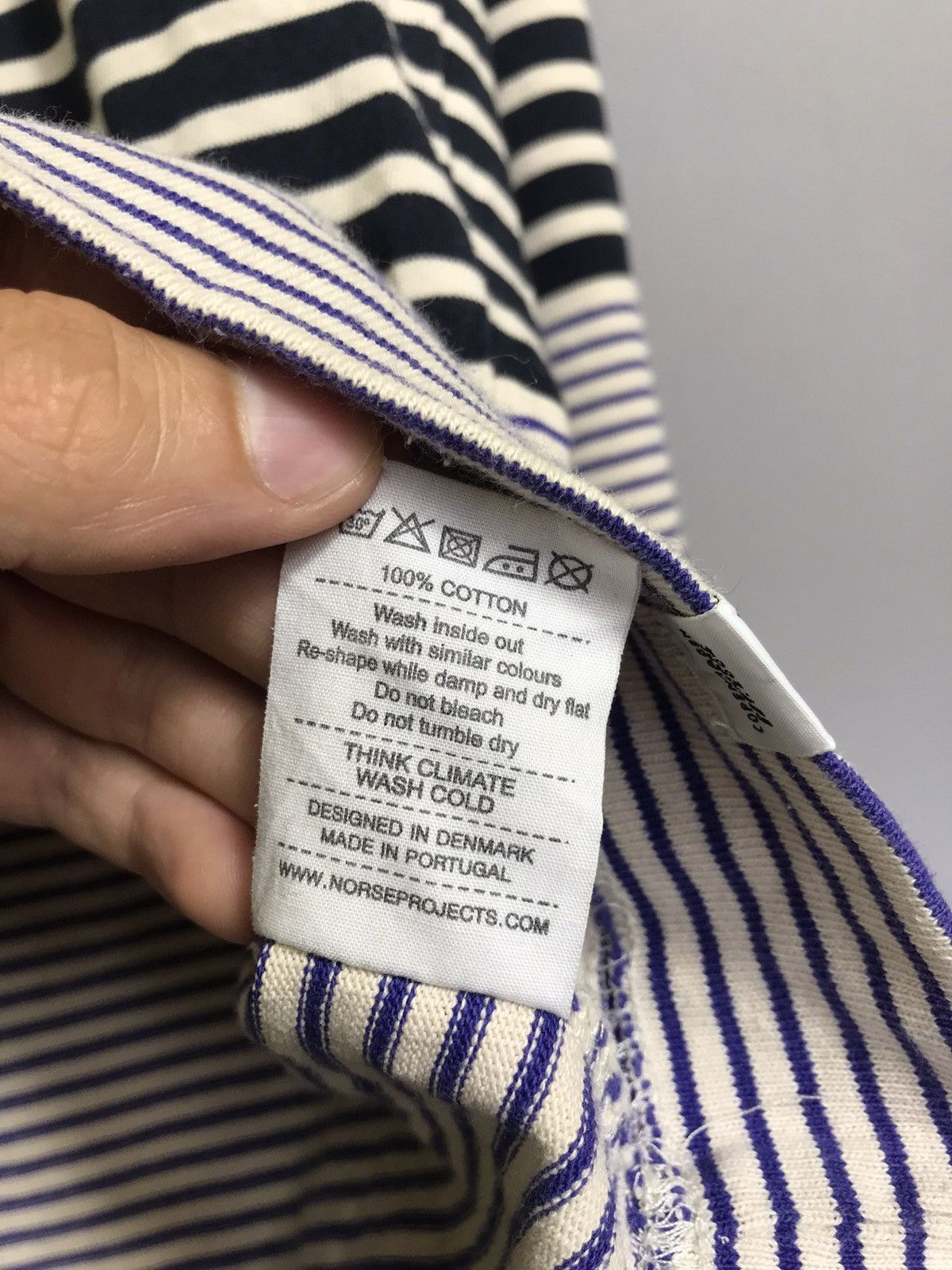 Norse Projects Norse Projects Godtfred Multi Stripe Compact Long Sleeve Size US S / EU 44-46 / 1 - 9 Thumbnail