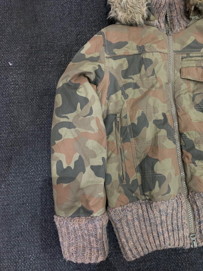 Hysteric Glamour Japanese Camo fur jacket Size US M / EU 48-50 / 2 - 3 Thumbnail