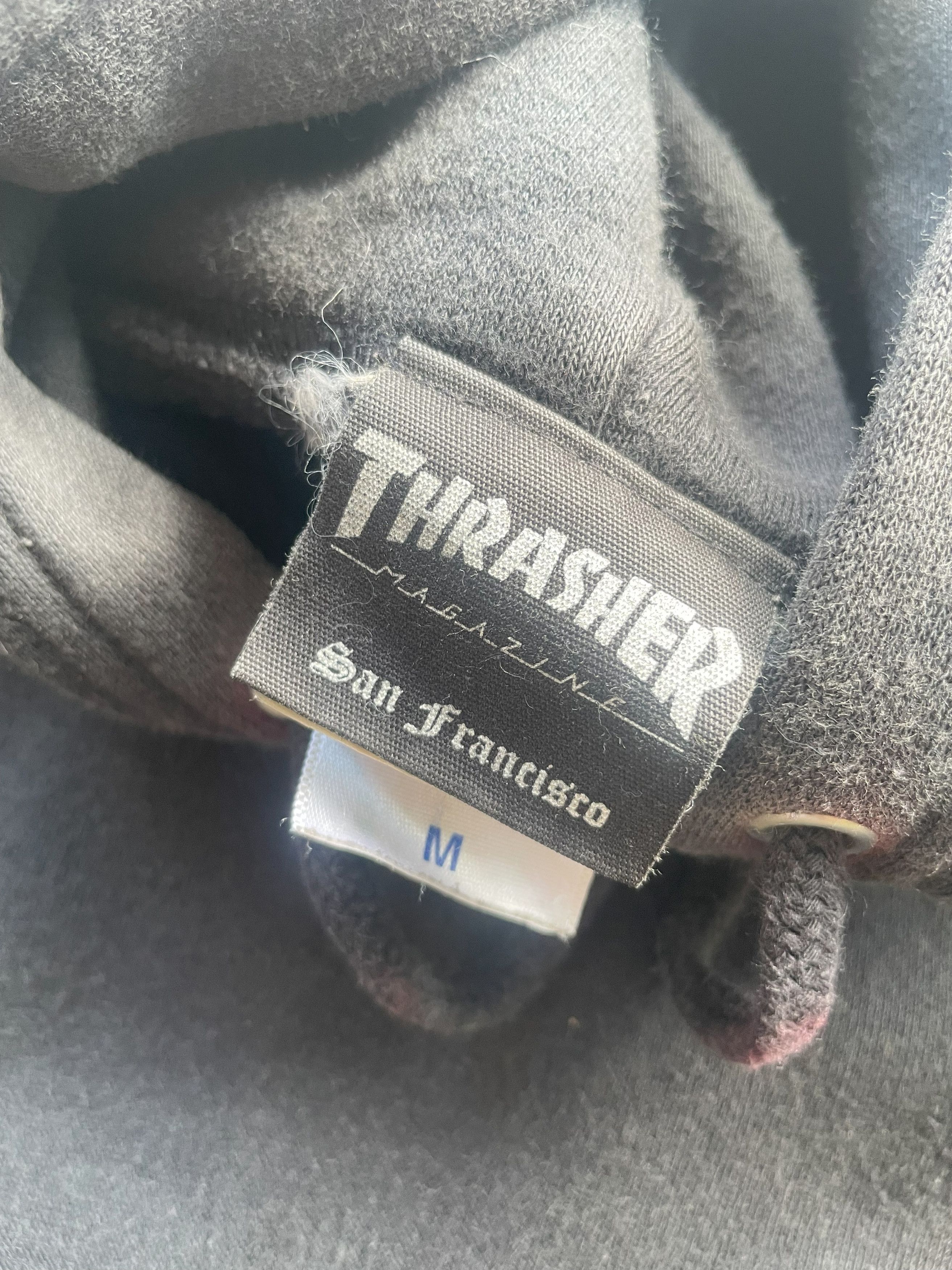 Thrasher Vintage Thrasher Faded Wash Hoodie Size US L / EU 52-54 / 3 - 5 Thumbnail