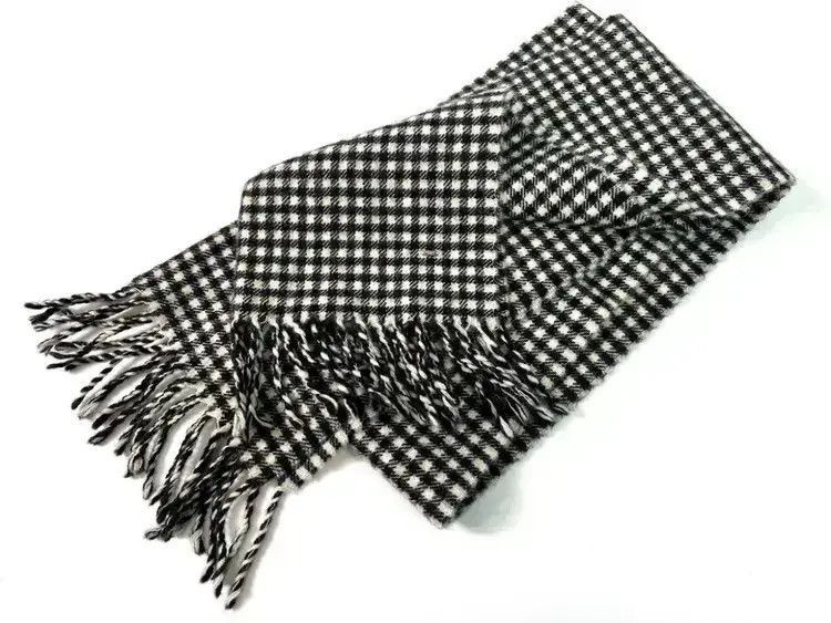 Saint Laurent Paris Saint Laurent Paris 14AW Check Board Scarf Size ONE SIZE - 3 Thumbnail
