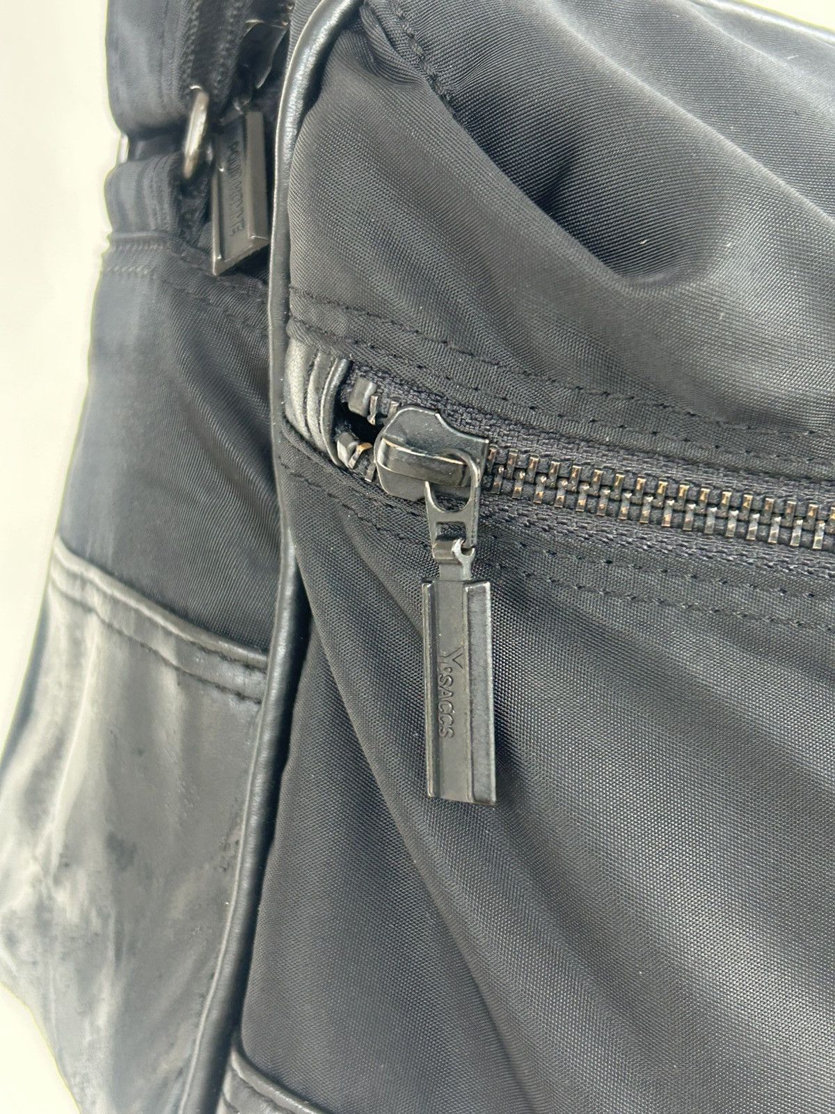 Y's Y’s Pour Homme Vintage Black Nylon Shoulder Bag Size ONE SIZE - 5 Thumbnail