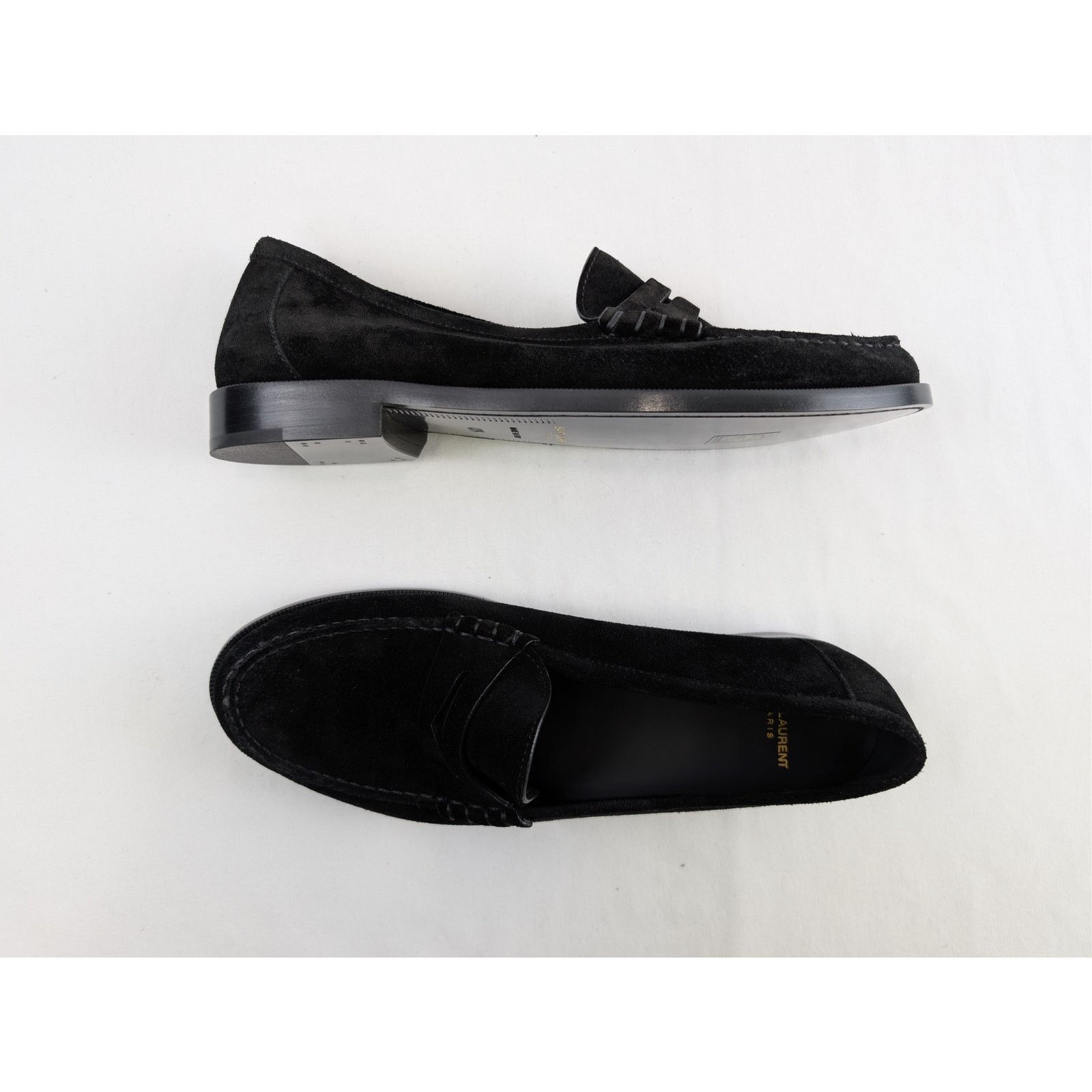 o1rshd1 Suede Loafers Shoe Boots in Black