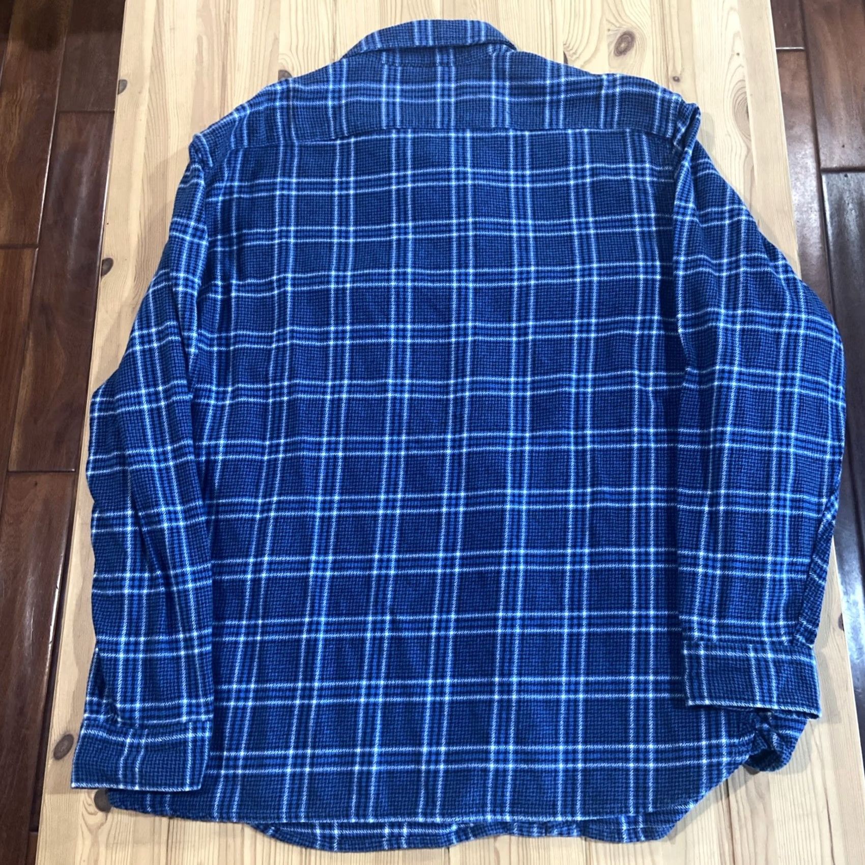 Levi's VINTAGE Levi’s Jackson Worker Men's Flannel Shirt Relaxed Heavyweight Plaid Long Sleeve Blue Size L Size US L / EU 52-54 / 3 - 6 Thumbnail