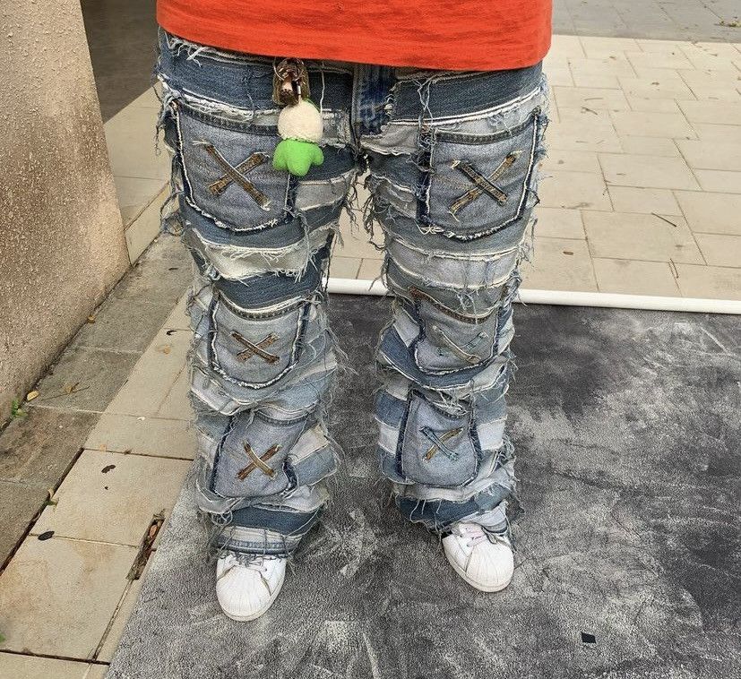 Beauty Beast × Hysteric Glamour × Japanese Brand Levis 517 Inspired Hagi denim glamour iswn lgb style Size US 32 / EU 48 - 1 Thumbnail