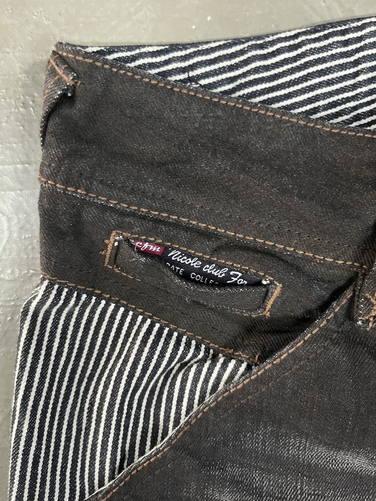 If Six Was Nine Rare Japanese Brand NICOLE CLUB For Men Rare Design jeans Size US 31 - 6 Thumbnail