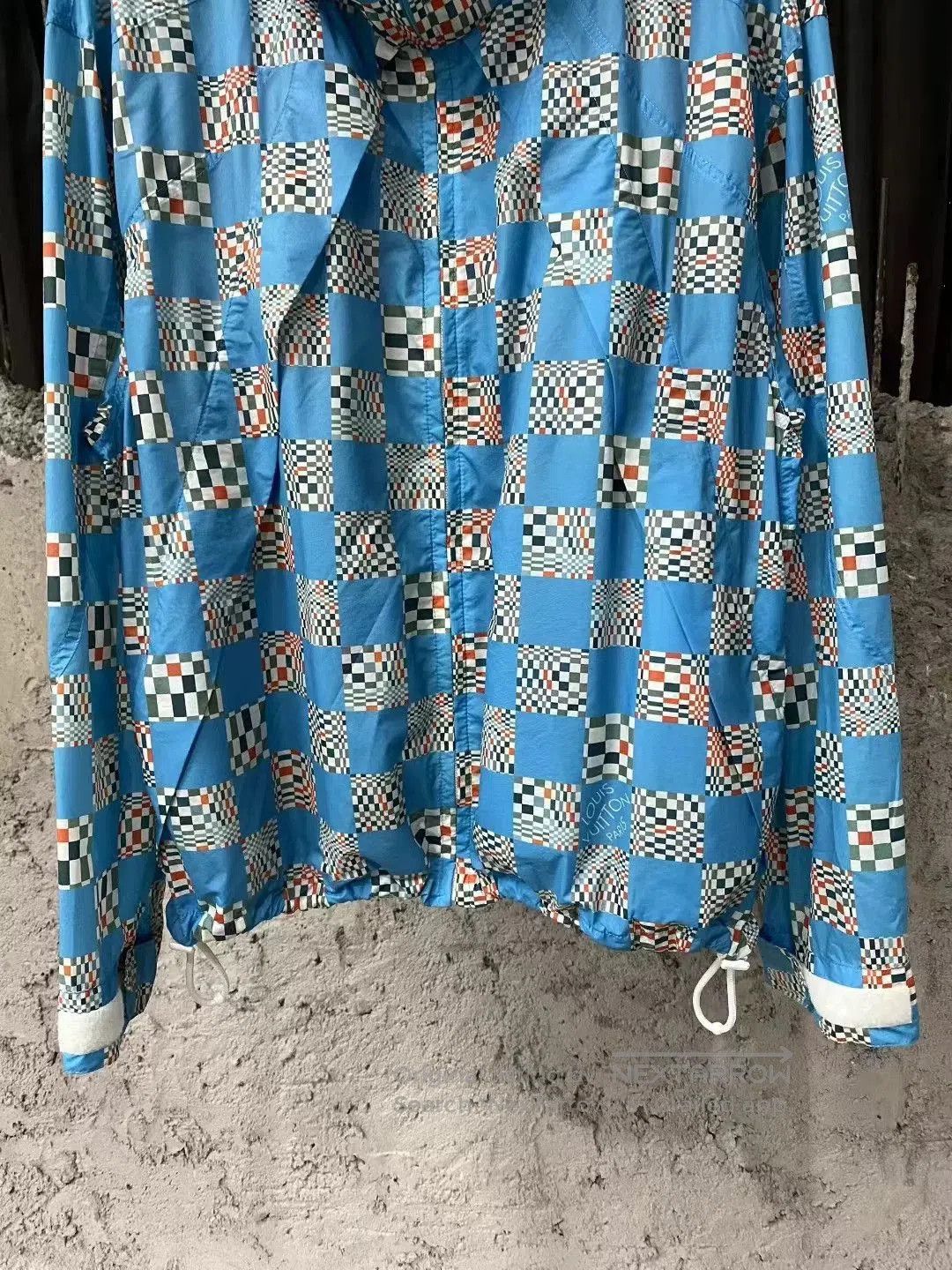 Louis Vuitton Louis Vuitton Blue Damier Logo Jacket. Size US S / EU 44-46 / 1 - 4 Thumbnail