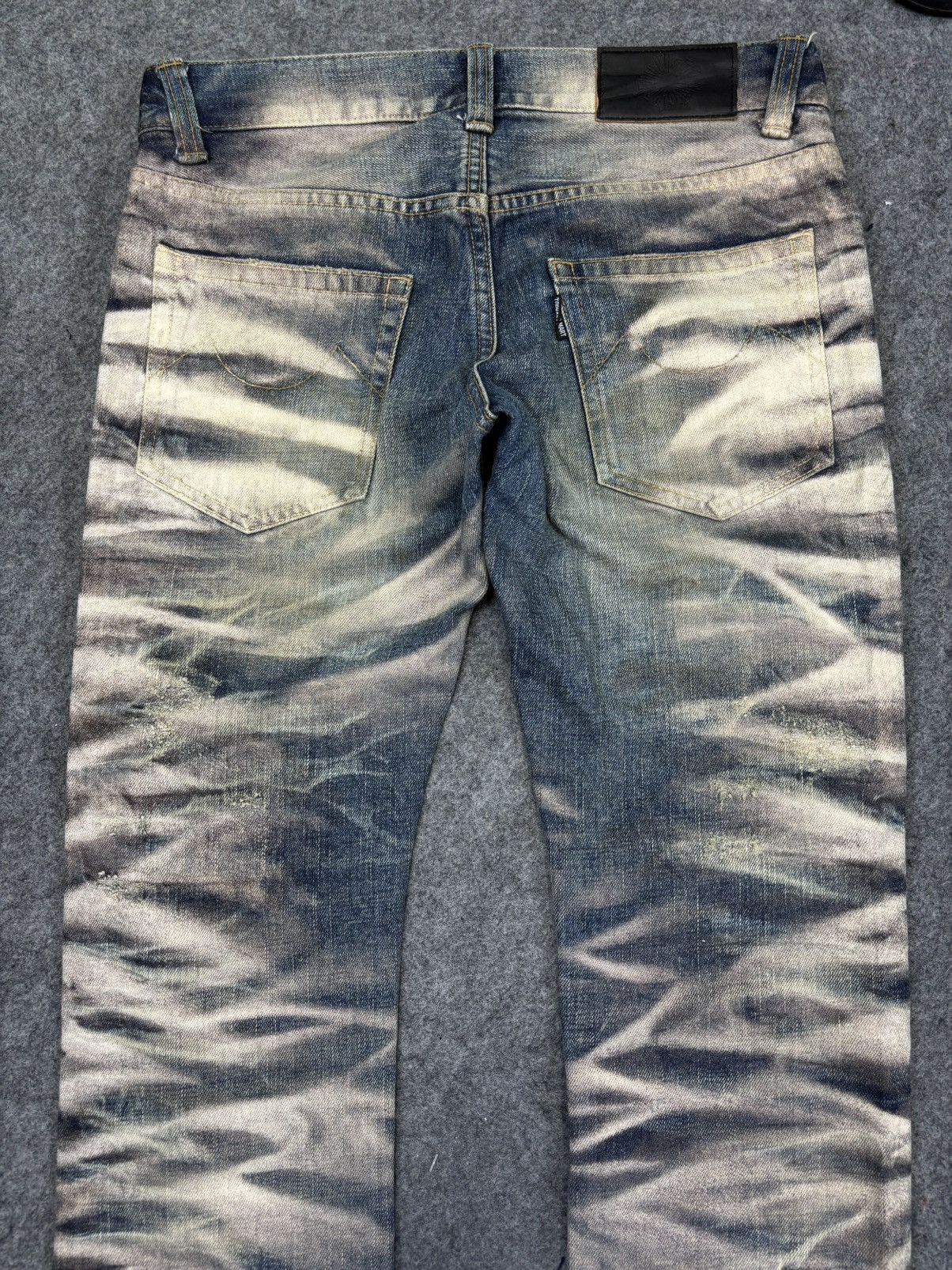 Tornado Mart 💥Archival Flare💥Rare Tornado Mart Deep Spray Denim K31 Size US 31 - 7 Thumbnail