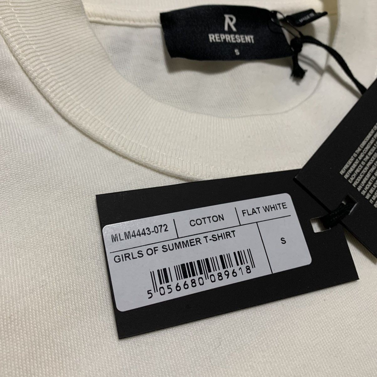 Represent Clo. Represent Small Girls Of Summer Flat White Tee Size US S / EU 44-46 / 1 - 7 Thumbnail