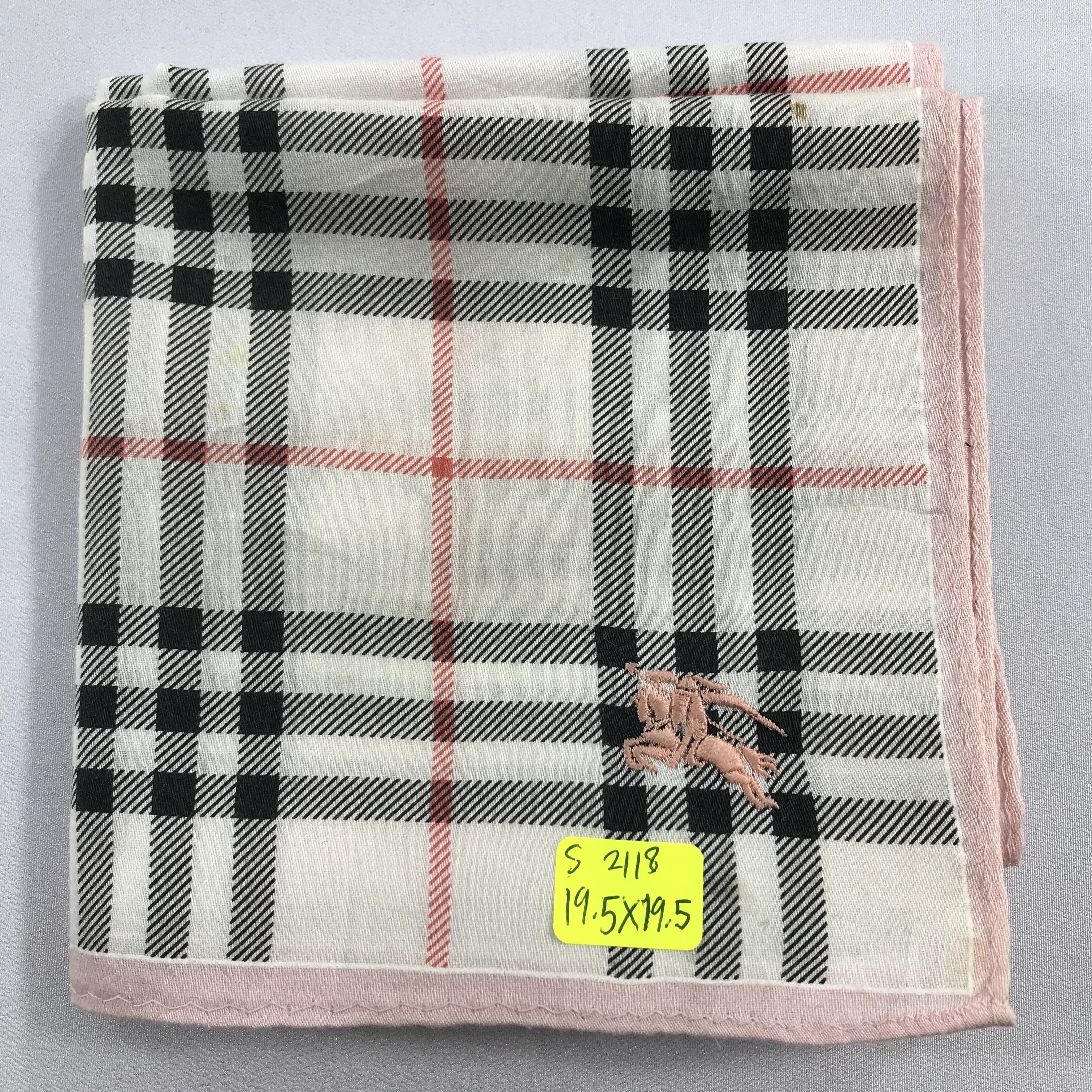 Burberry × Vintage Burberry Bandana / Handkerchief / Neckerchief - S2118 Size ONE SIZE - 5 Thumbnail