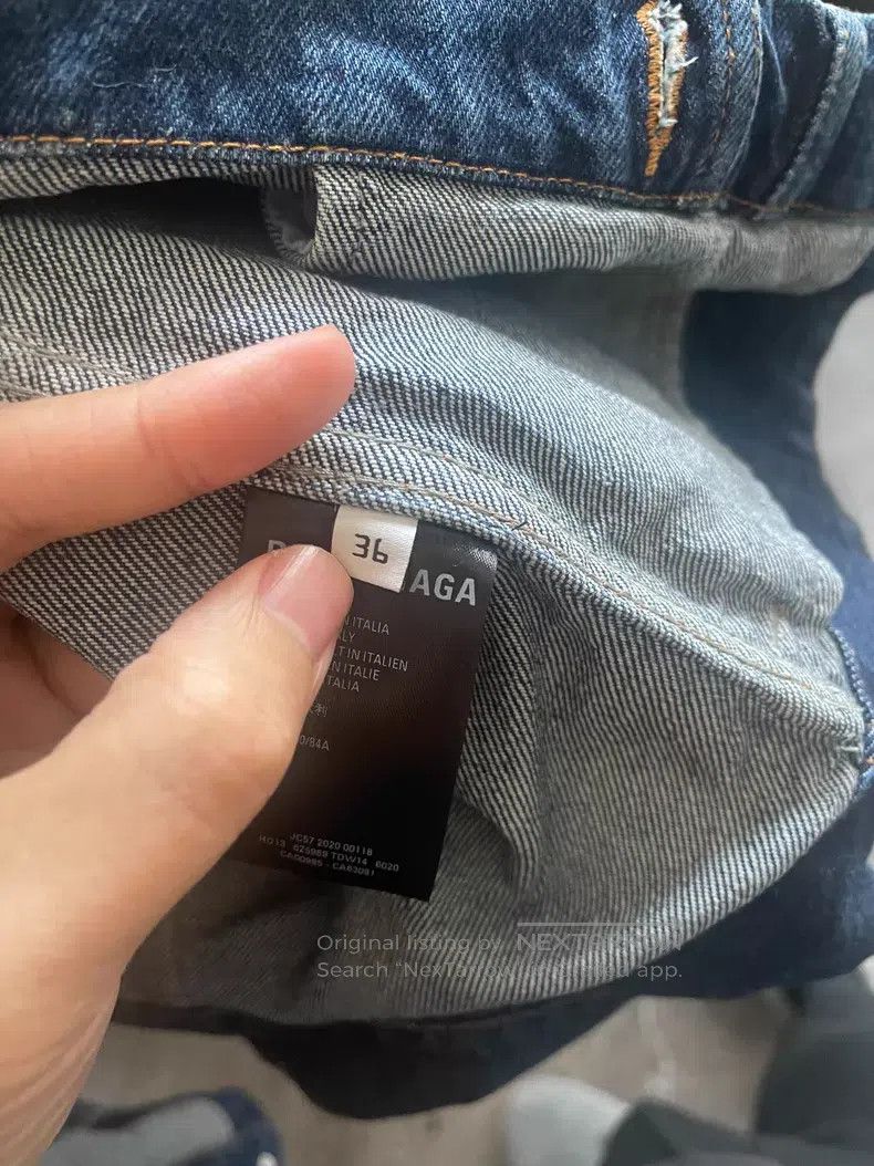 Balenciaga Balenciaga Two-Way Denim Jacket Size XS / US 0-2 / IT 36-38 - 4 Thumbnail