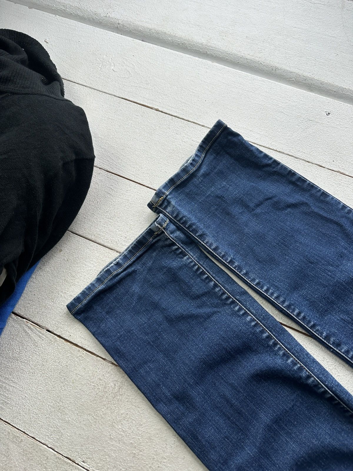 Diesel 🚨 DIESEL AVANT GARDE GOTHIC WOMEN JEANS LOGO IFSIXWASNINE Size 30" / US 8 / IT 44 - 4 Thumbnail