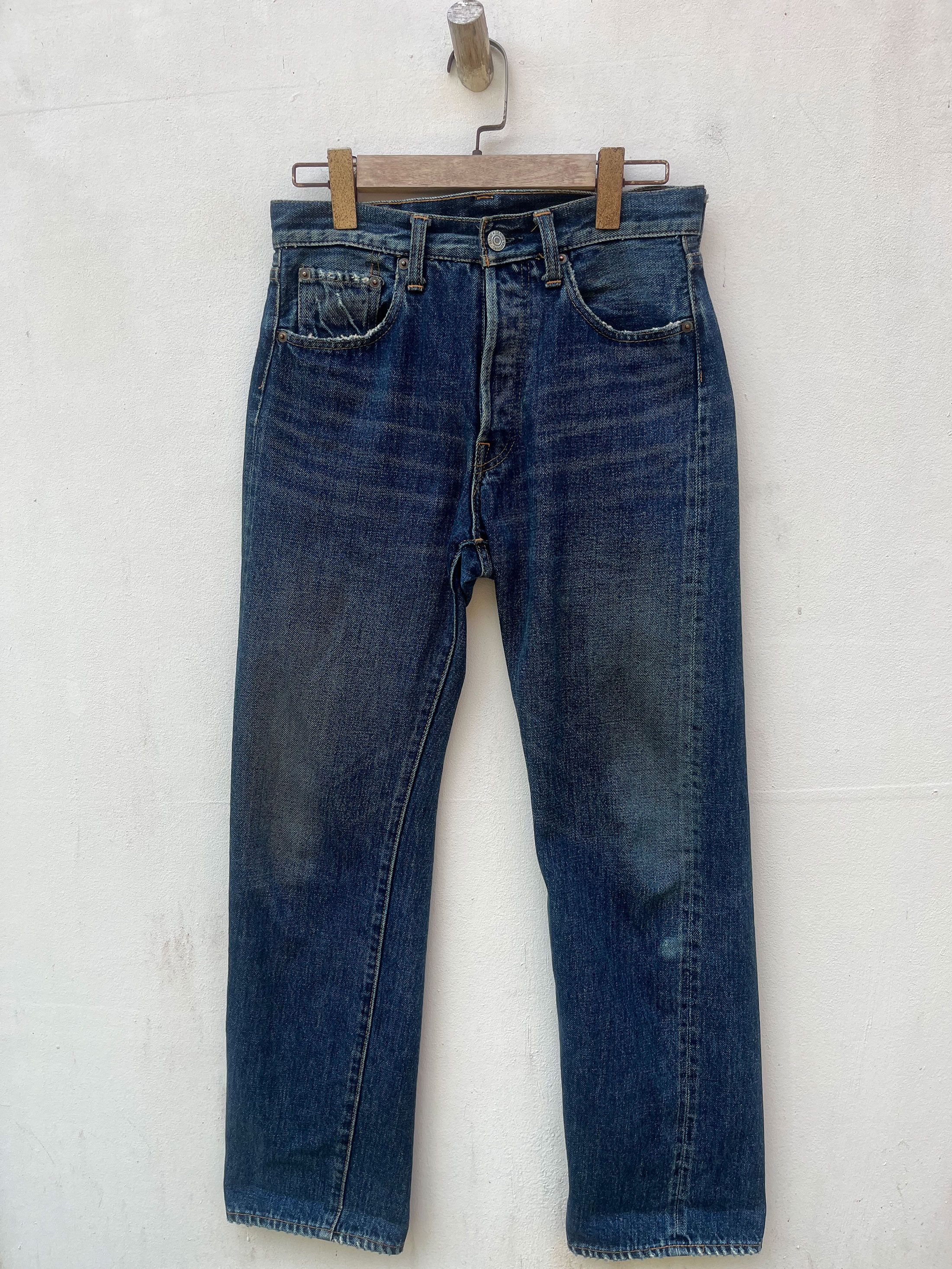 Denime Japanese Denime Jeans Selvedge Redline Twisted Leg Size US 29 - 1 Thumbnail