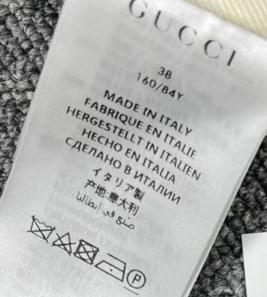 Gucci Gucci/Classic Leopard Head Buckle White Wool Long Coat K12 Size XS / US 0-2 / IT 36-38 - 9 Thumbnail