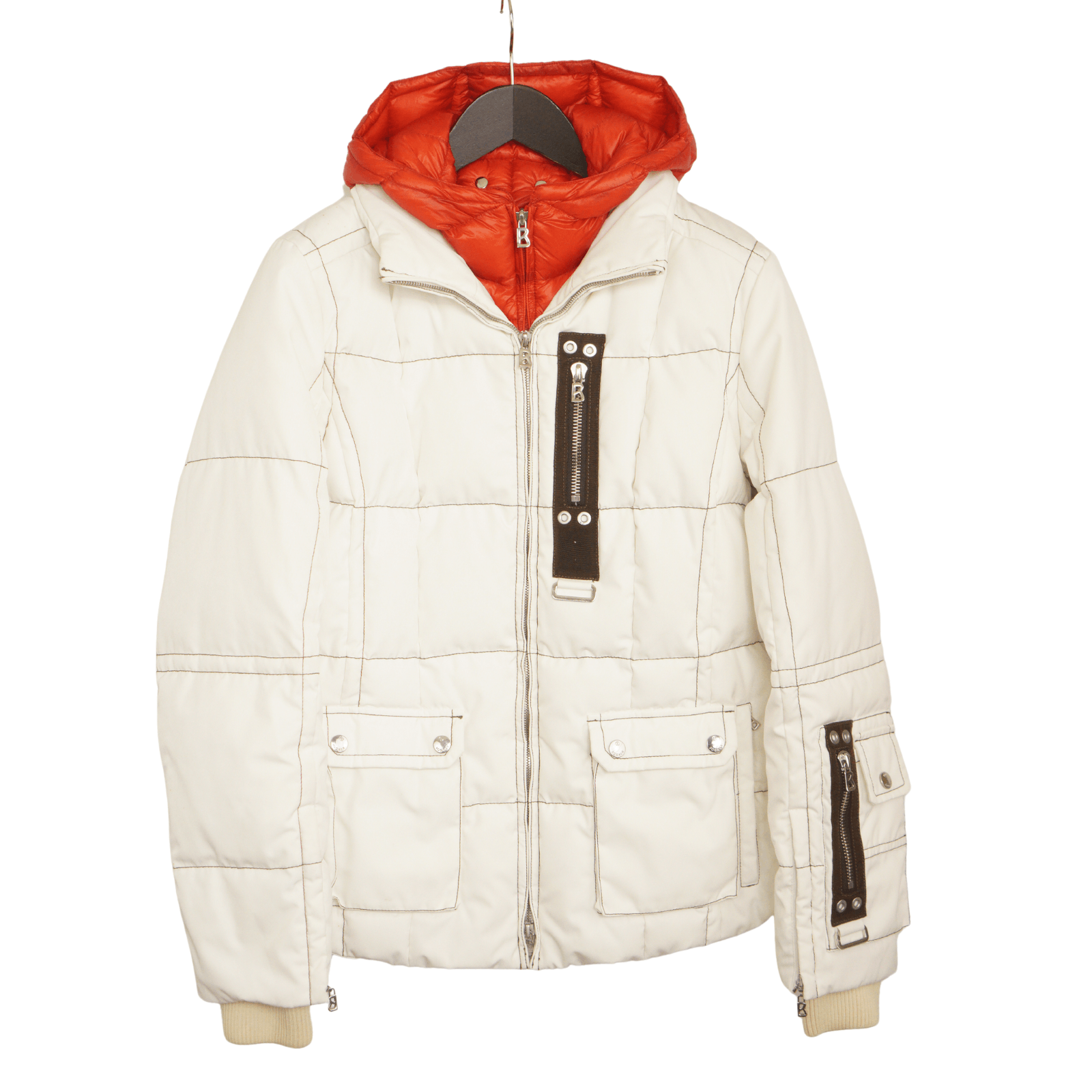 image of Women Bogner Jacket Skiing Waterproof Size Eu42 Us12 Ap391 in White