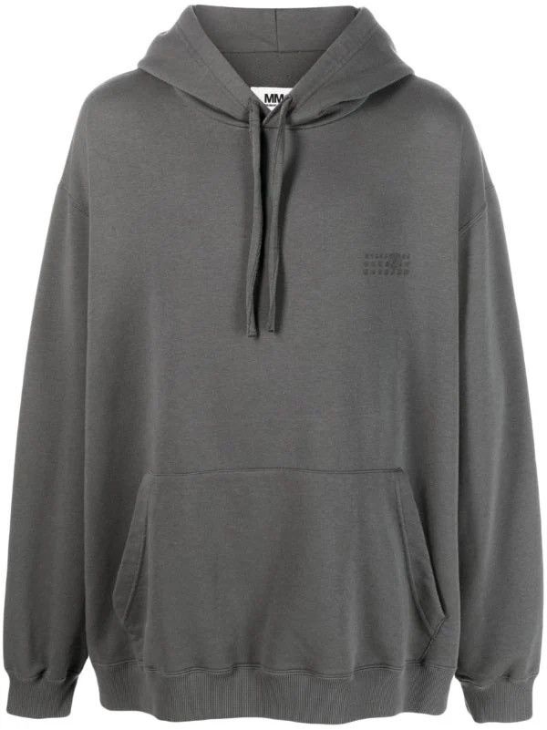 Maison Margiela !DS! SS23 Maison Margiela Logo Gray Oversized Hoodie Size XL / US 12-14 / IT 48-50 - 4 Thumbnail