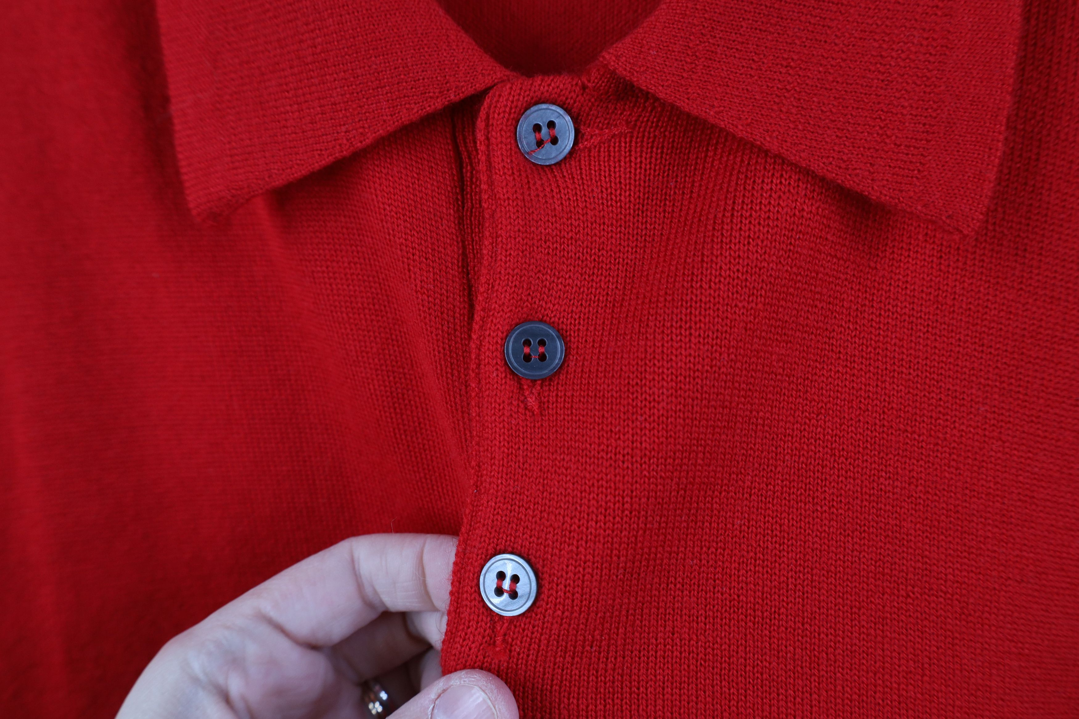 Vintage Vintage 90s Streetwear Merino Wool Knit Collared Sweater Size US XXL / EU 58 / 5 - 4 Thumbnail
