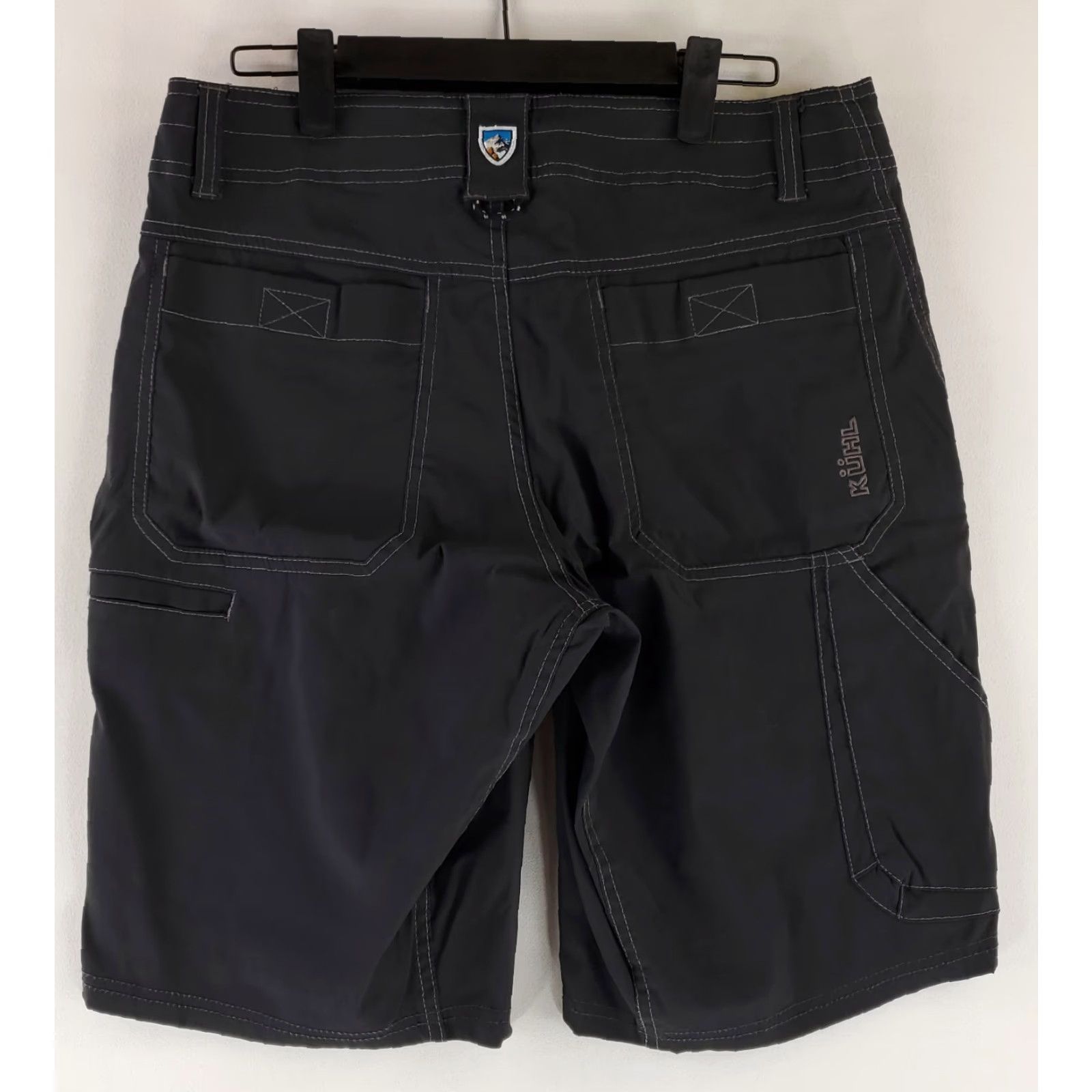 Vintage Kuhl Renegade Short Cargo Pockets Mens 30 Gray Dark Black Size US 30 / EU 46 - 4 Thumbnail