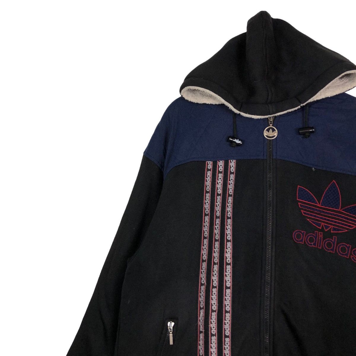 Adidas 🔥Vintage Adidas Multi Colour Block Zipper Jacket Big Logo Size US M / EU 48-50 / 2 - 7 Thumbnail