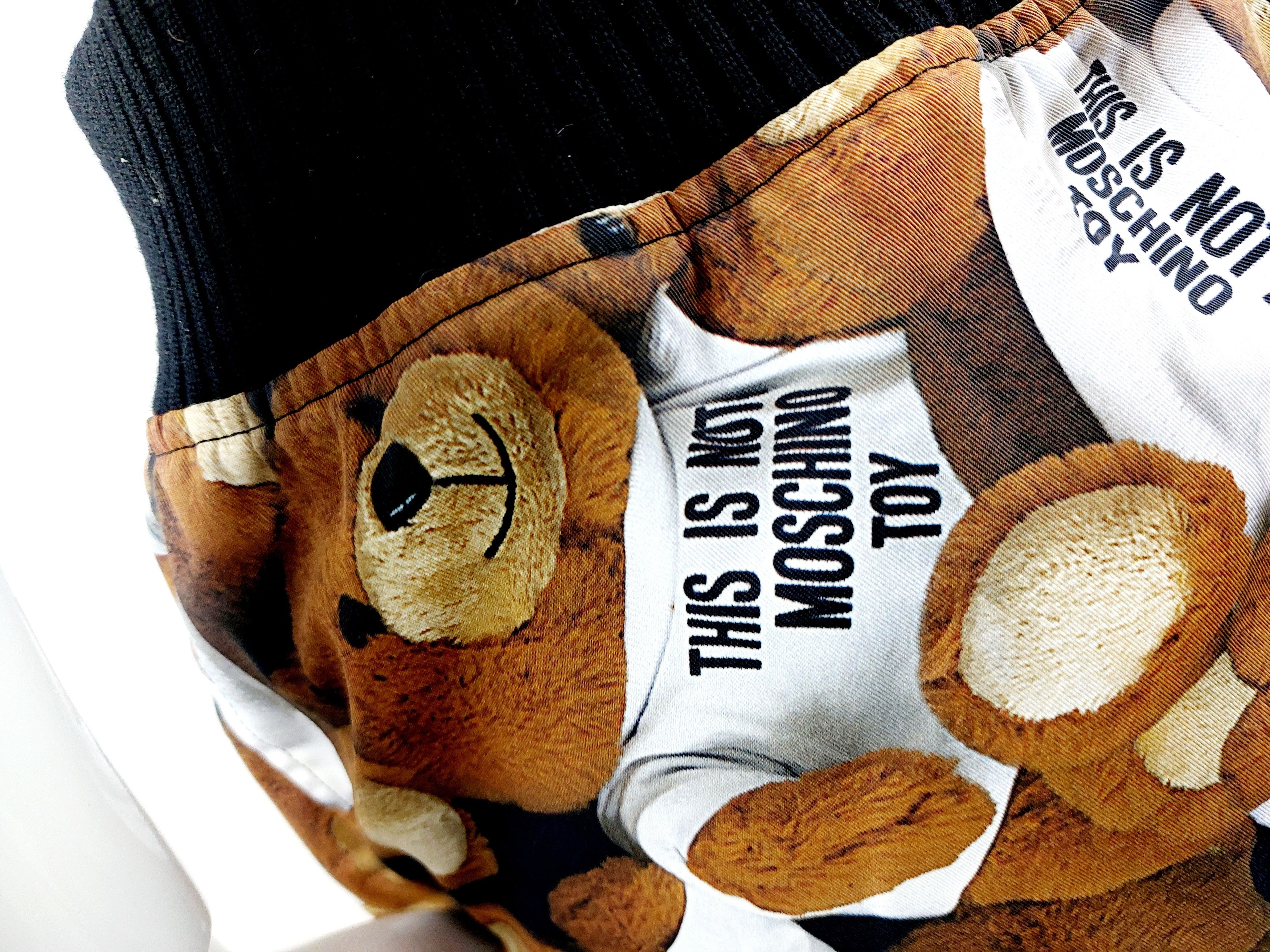 Moschino Moschino Couture „This is not a Moschino Toy” Bear Skirt Size 28" / US 6 / IT 42 - 9 Thumbnail