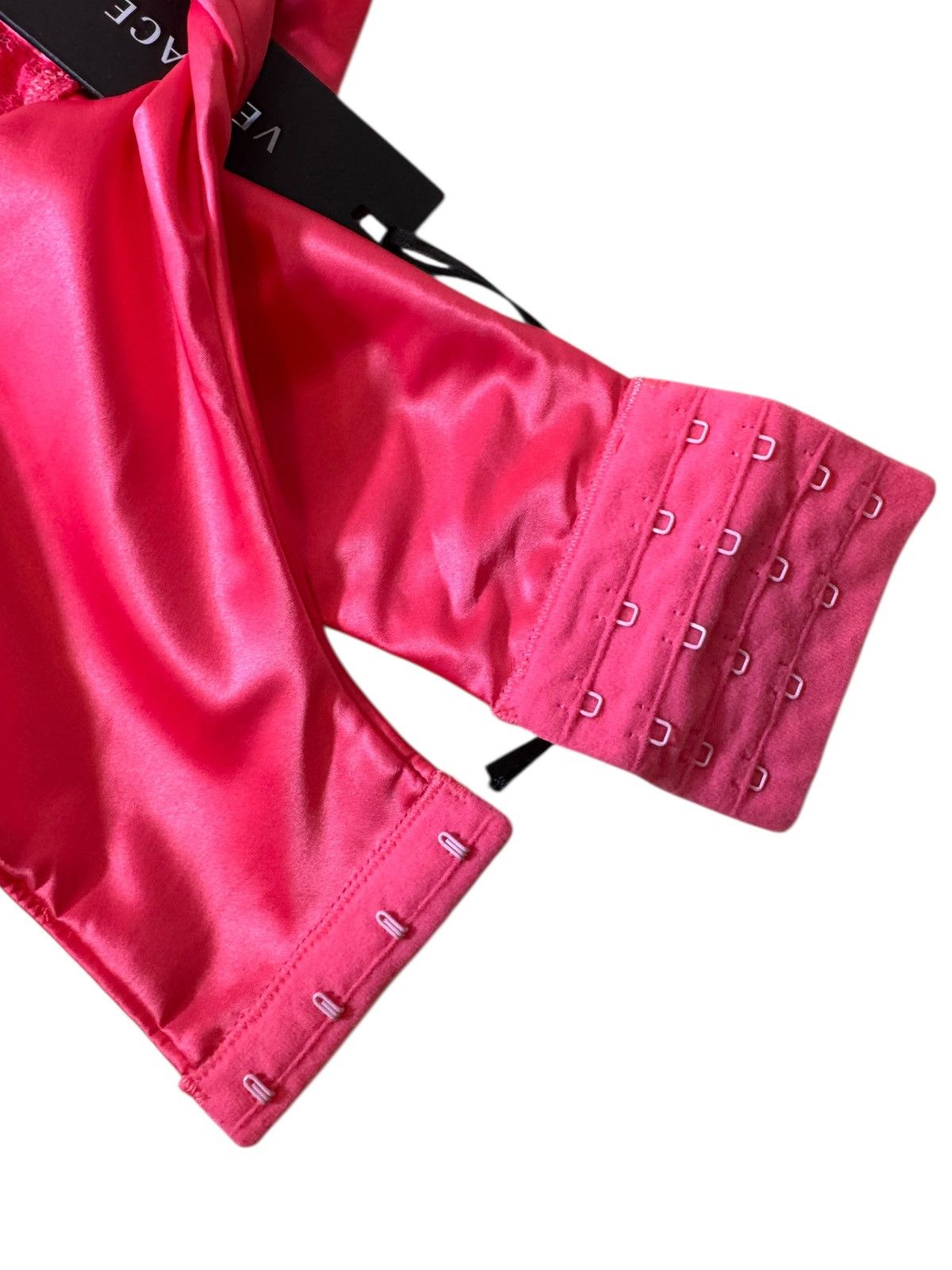 Versace Versace Pink Satin & Lace Bra Made in Italy Size M / US 6-8 / IT 42-44 - 6 Thumbnail