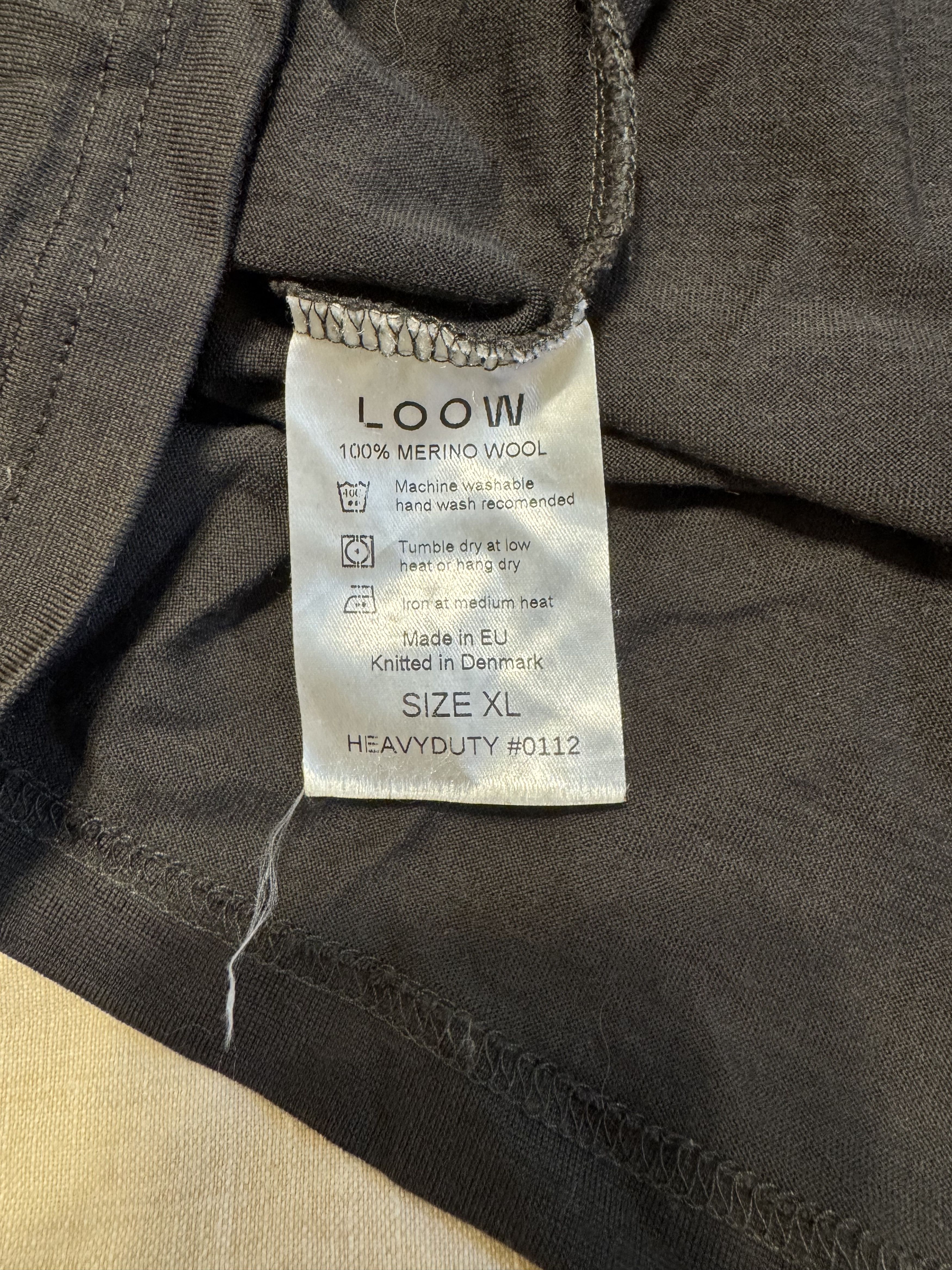 Other Loow Long Sleeve Heavy Duty Merino Shirt (Olive) Size US XL / EU 56 / 4 - 3 Thumbnail
