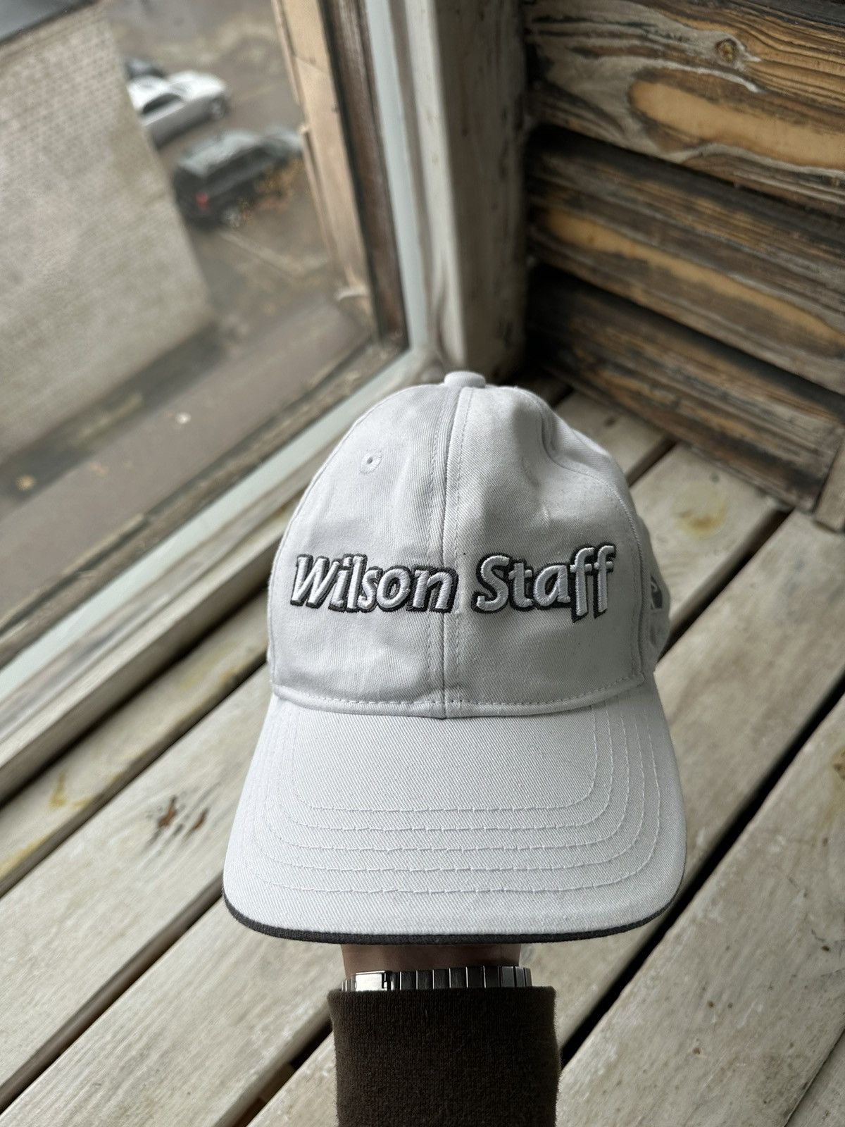 Vintage × Wilson 🚨Wilson STUFF Performance Cap Y2K big logo vintage tennis Size ONE SIZE - 3 Thumbnail