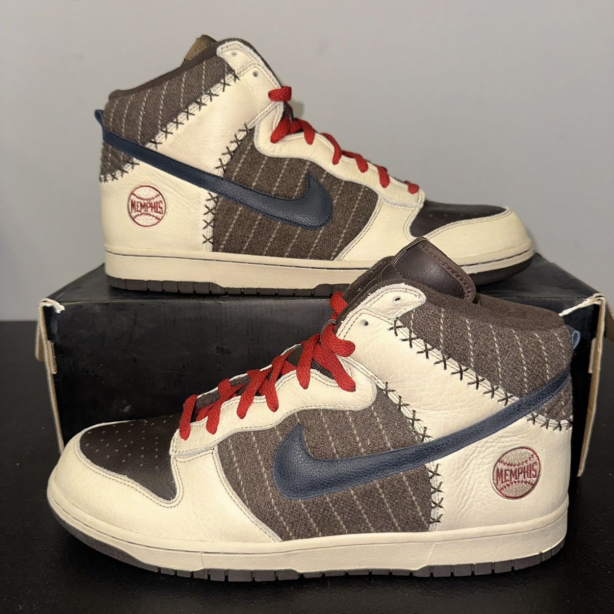 Nike Size 13 - Nike Dunk Premium Utt High Baseball Pack Memphis Size US 13 / EU 46 - 1 Thumbnail