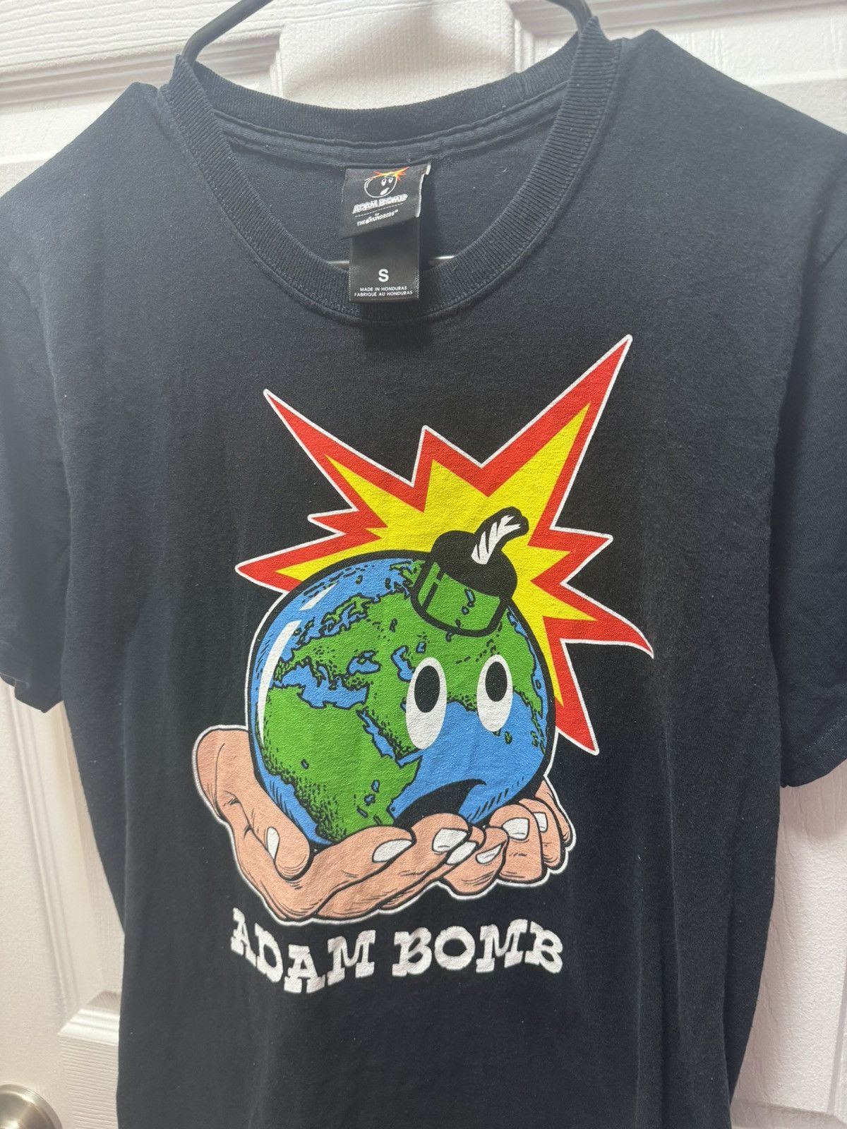 Vintage Adam Bomb World Bomb Skater Vintage Shirt Black Size US S / EU 44-46 / 1 - 2 Thumbnail