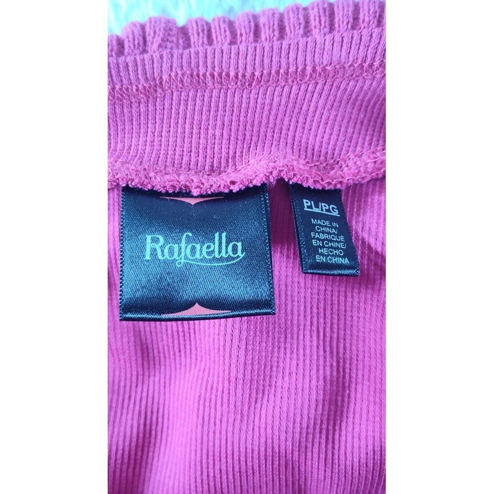 Other Rafaella Fringe Cowl Neck Sweater Magenta Petite Large Size L / US 10 / IT 46 - 5 Thumbnail