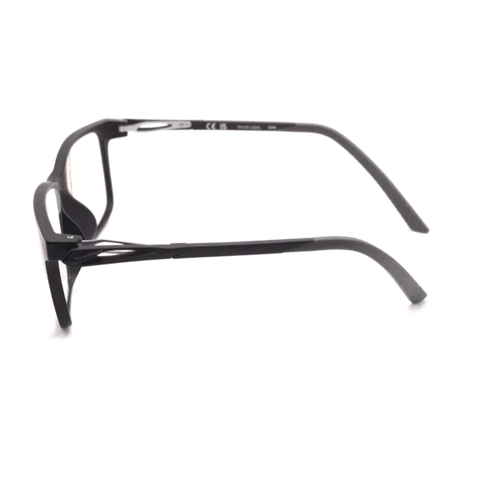 Nike NIKE 7145 001 MATTE BLACK GREY EYEGLASSES FRAMES 53-18 Size ONE SIZE - 3 Thumbnail