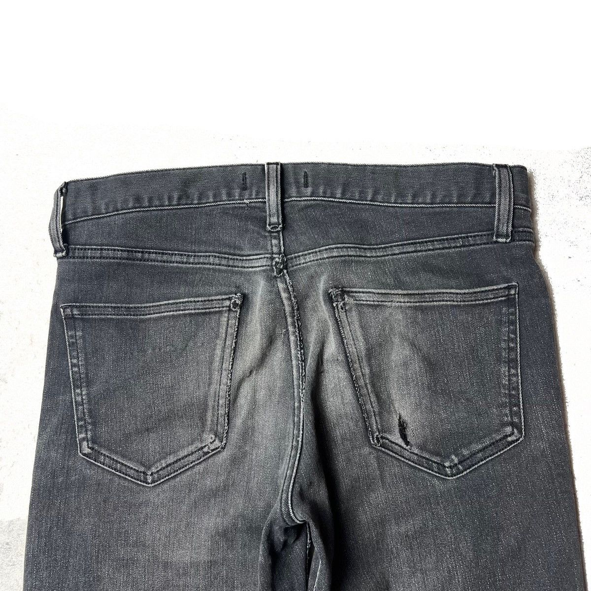 Japanese Brand × Uniqlo Vintage Uniqlo Distressed Black Faded Pants Size US 29 - 11 Thumbnail