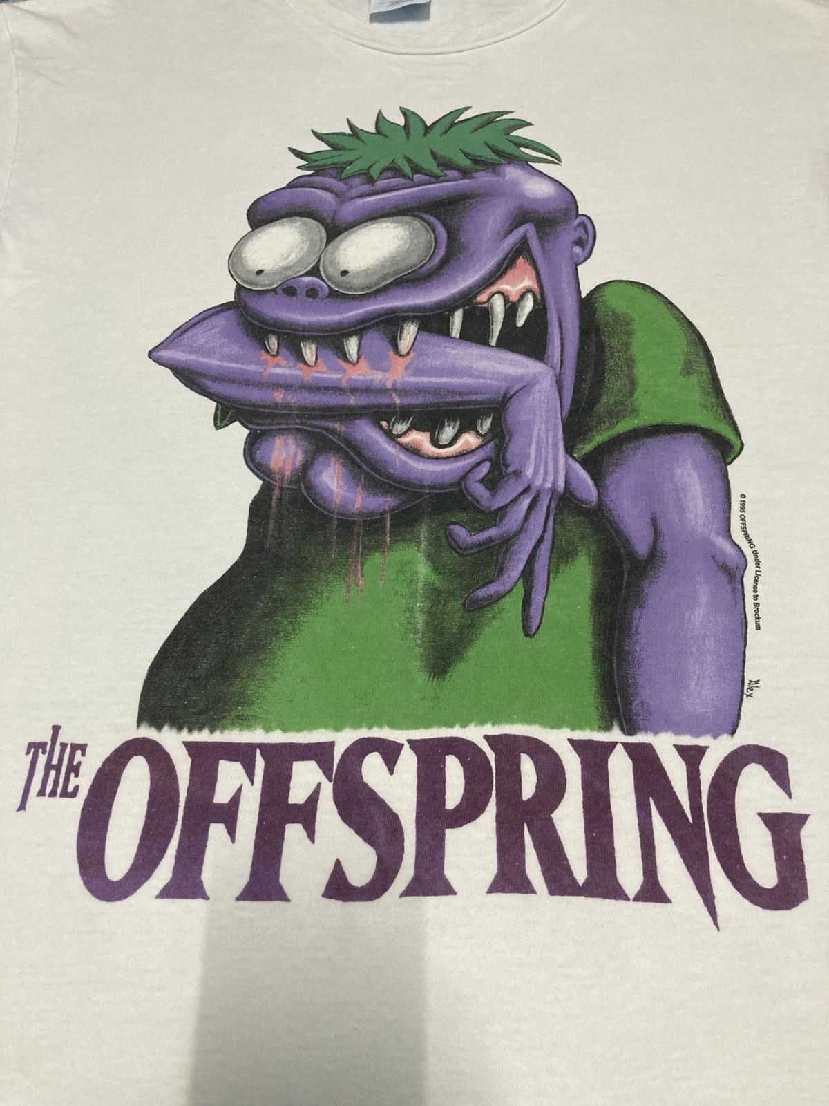 Band Tees Vintage 1995 The Offspring “BITE ME” T-Shirt Size US L / EU 52-54 / 3 - 10 Thumbnail