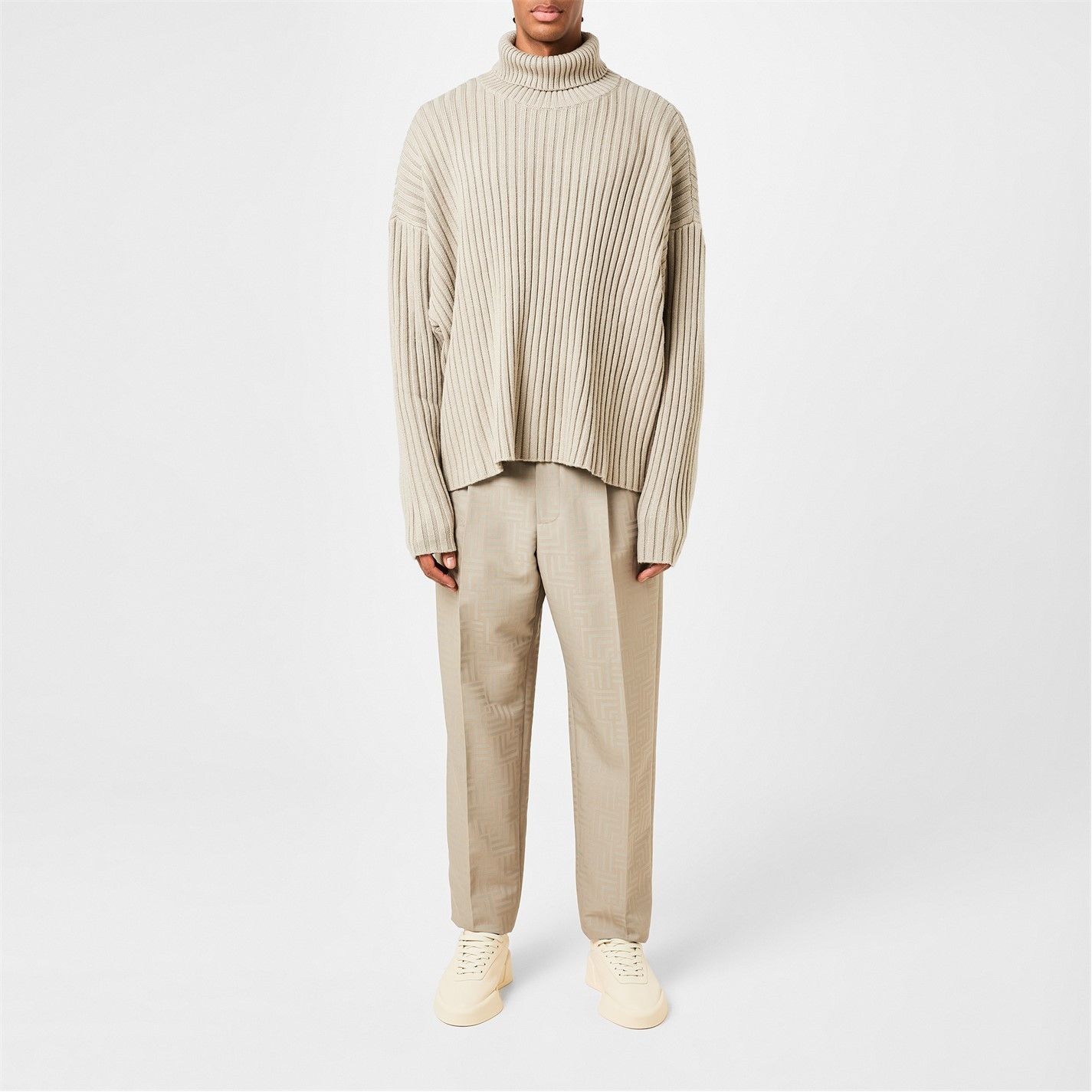 Fear of God Pleated Jacquard Trousers Size US 32 / EU 48 - 4 Thumbnail