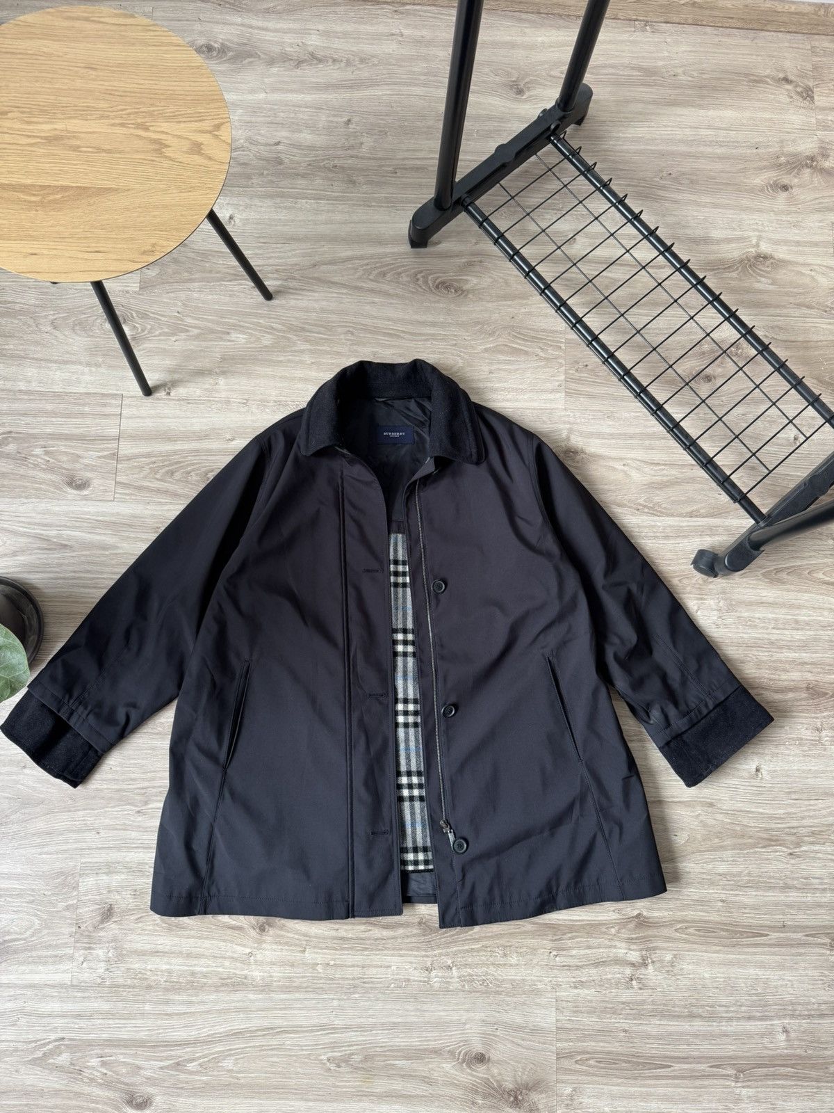 Burberry Vintage Burberry 2 in 1 Nova Check Wool Coat Jacket Size M / US 6-8 / IT 42-44 - 4 Thumbnail