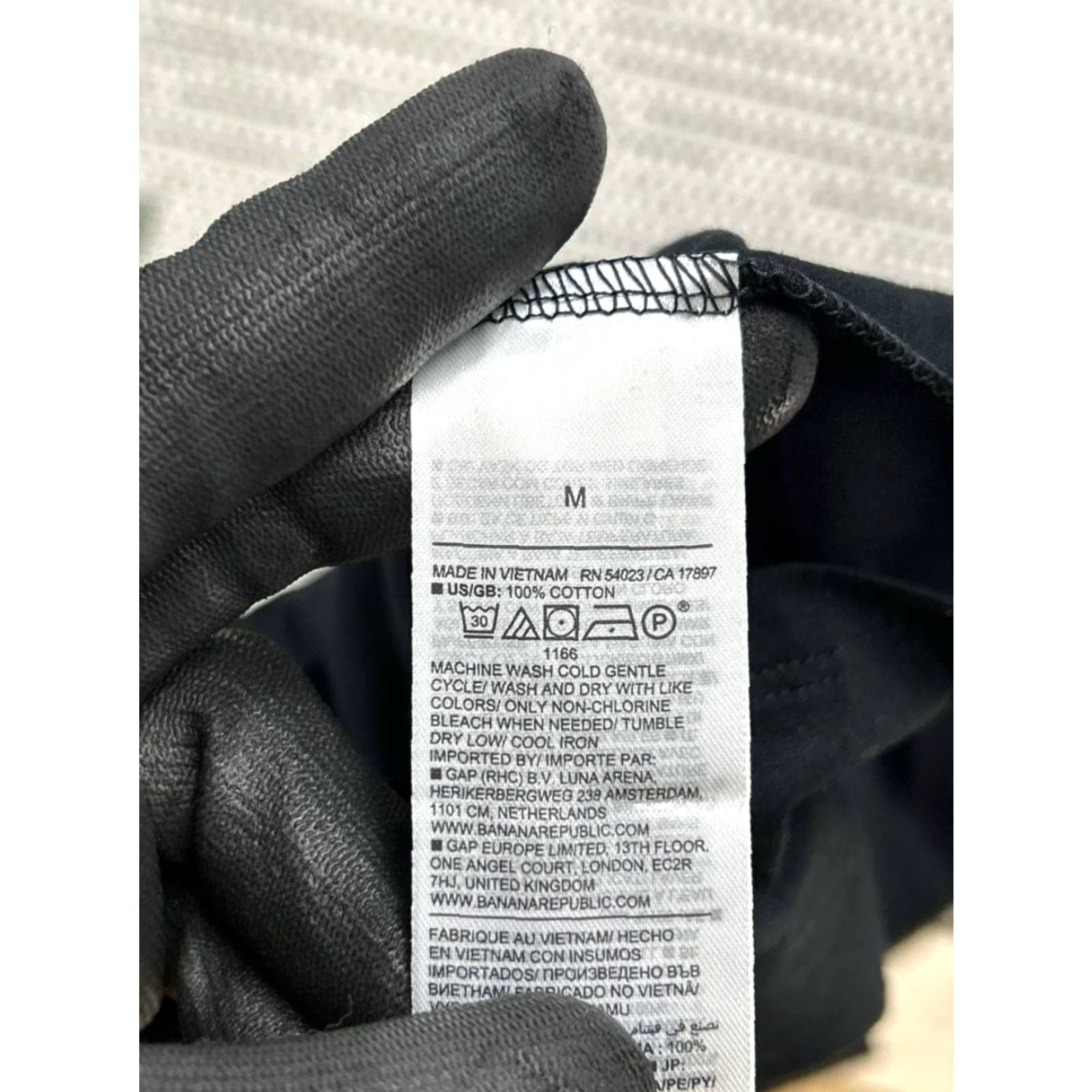 Banana Republic Banana Republic Shirt Womens Medium Black Cotton Pullover Knit T-Shirt Regular Sleeve Long Casual Classic 90s? Size M / US 6-8 / IT 42-44 - 5 Thumbnail